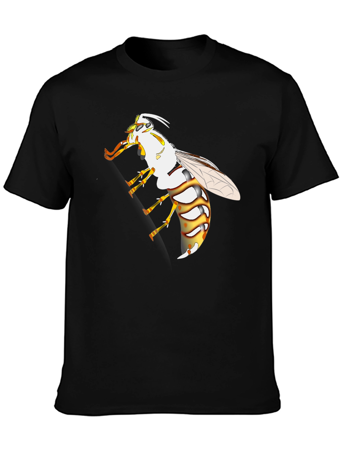 Wasp Graphic Black T-Shirt