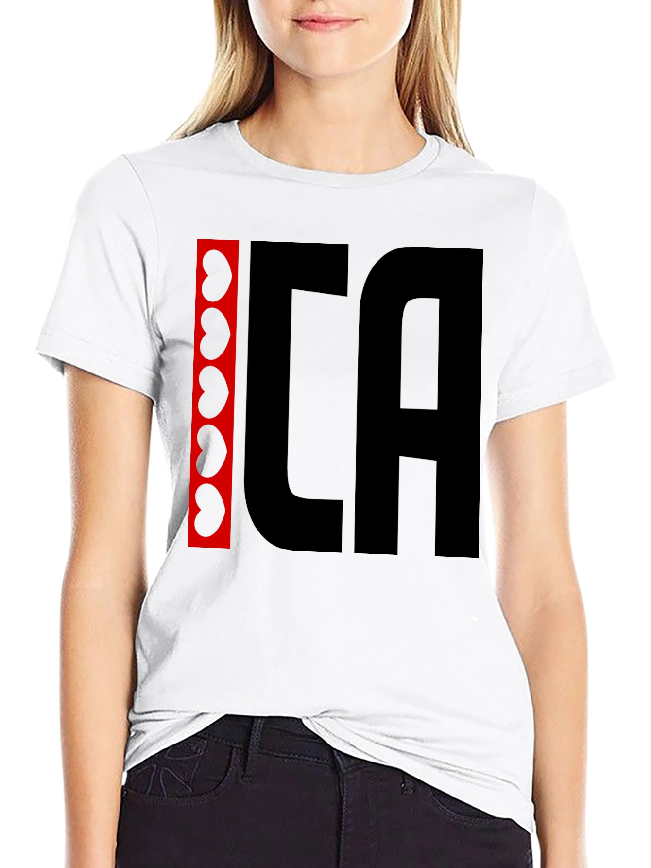 ICA Kidney Beans Graphic Black T-Shirt