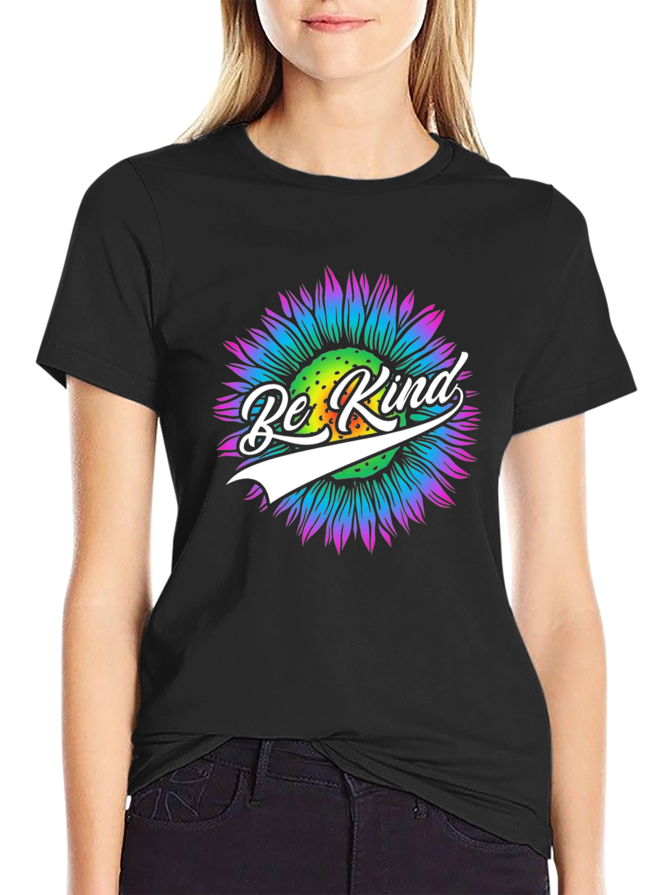Be Kind Sunflower Graphic Tee