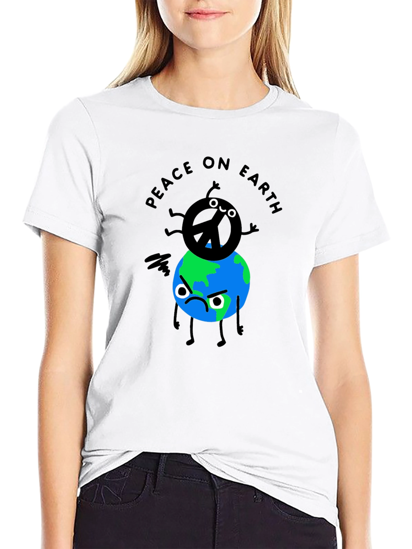 Peace on Earth Graphic T-Shirt