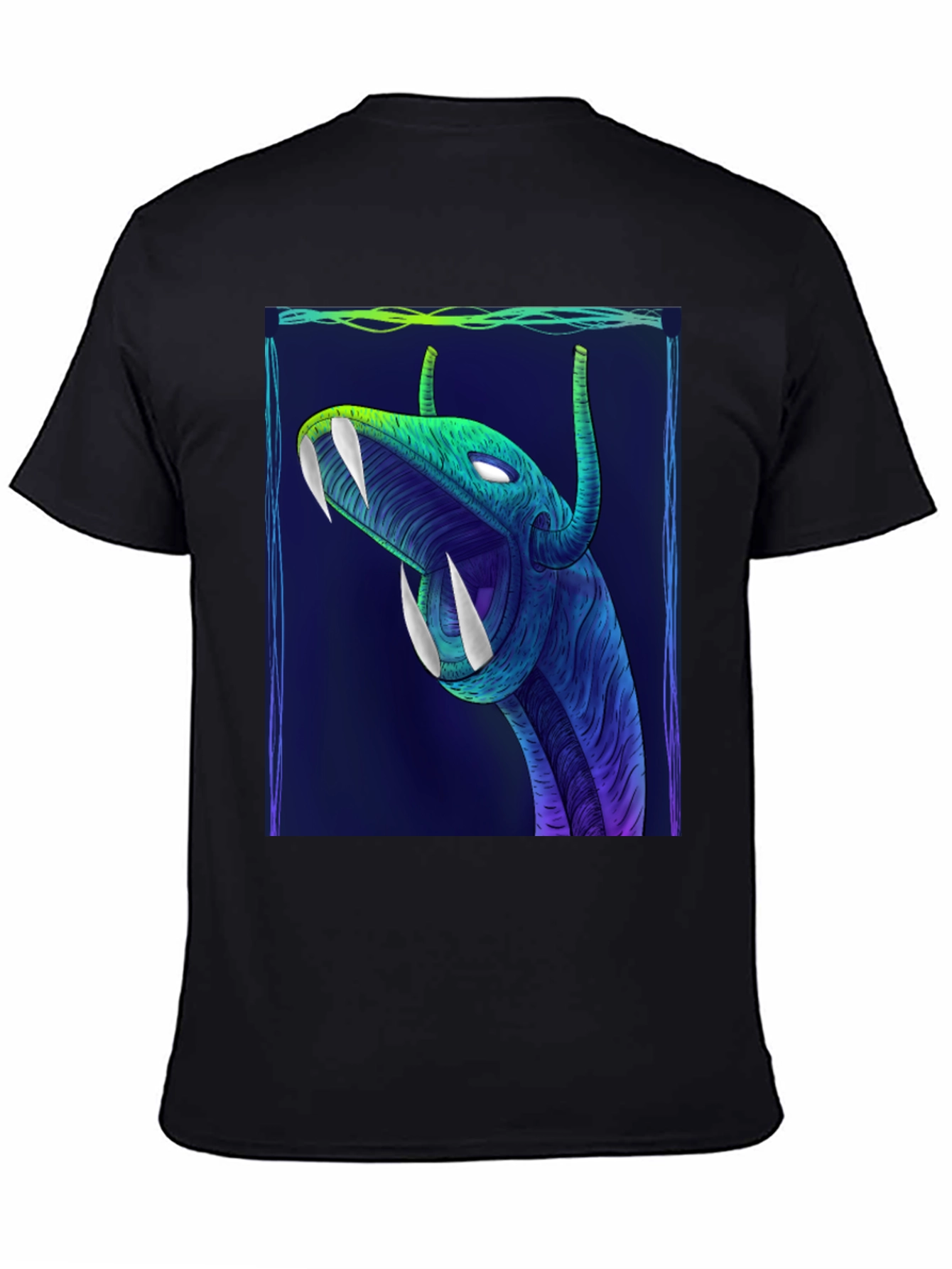 Mens Graphic T-Shirt - Serpent Design