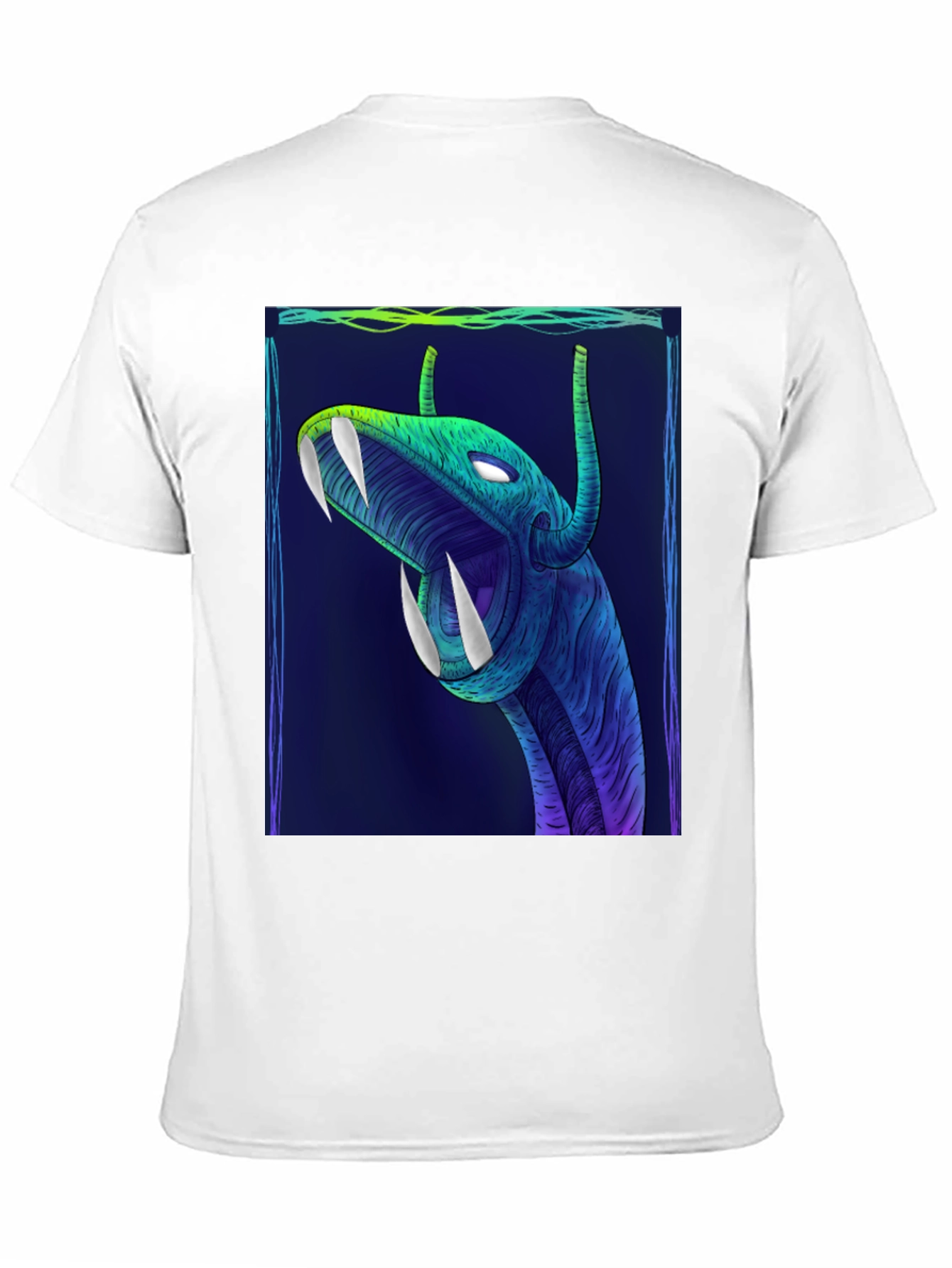 Mens Graphic T-Shirt - Serpent Design