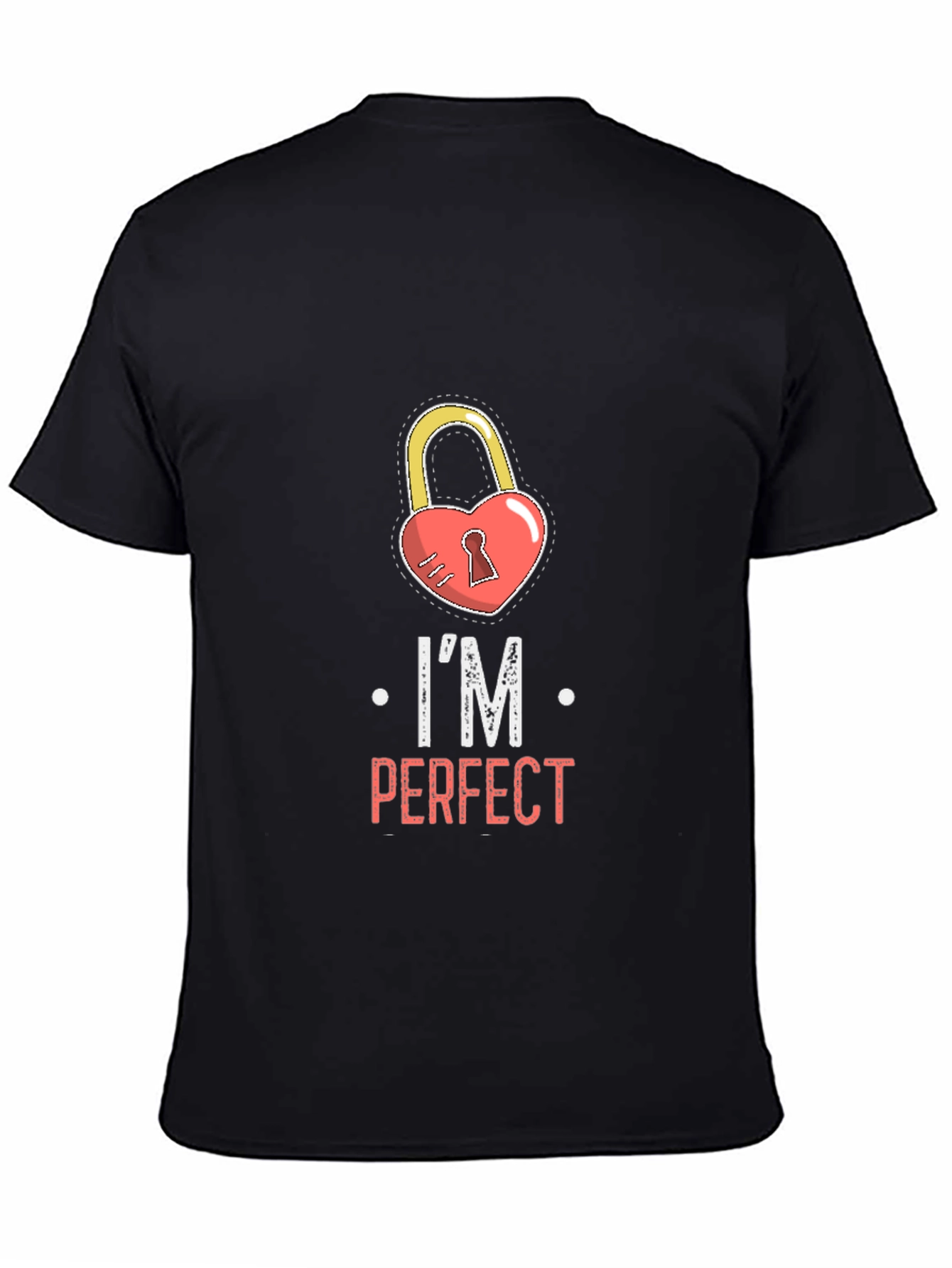 Im Perfect Heart Lock Graphic Tee
