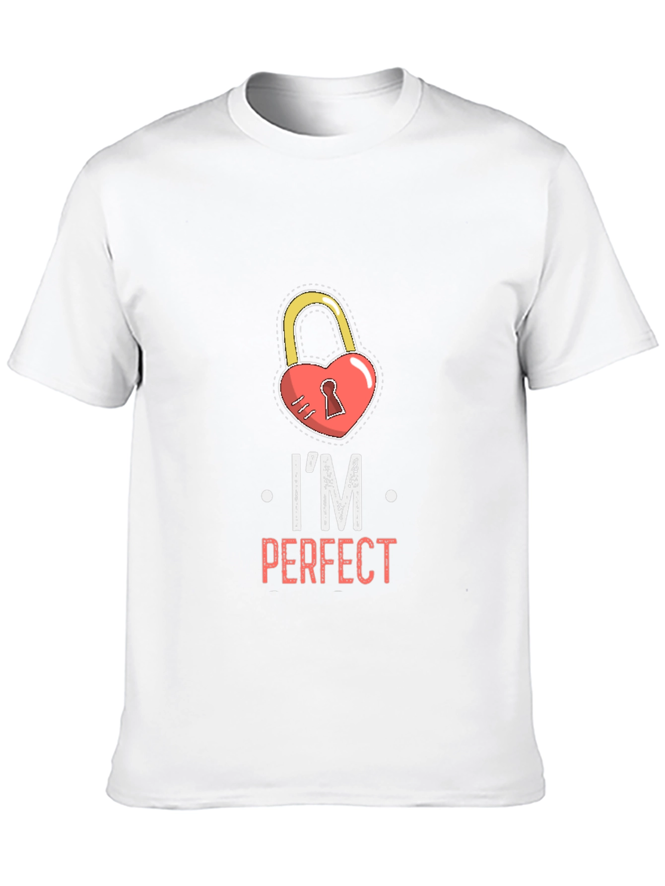 Im Perfect Heart Lock Graphic Tee