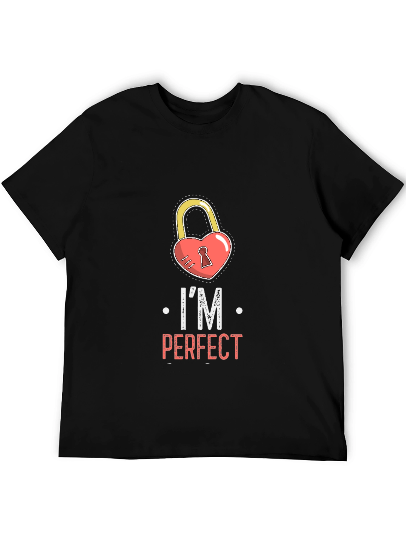 Im Perfect Heart Lock Graphic Tee