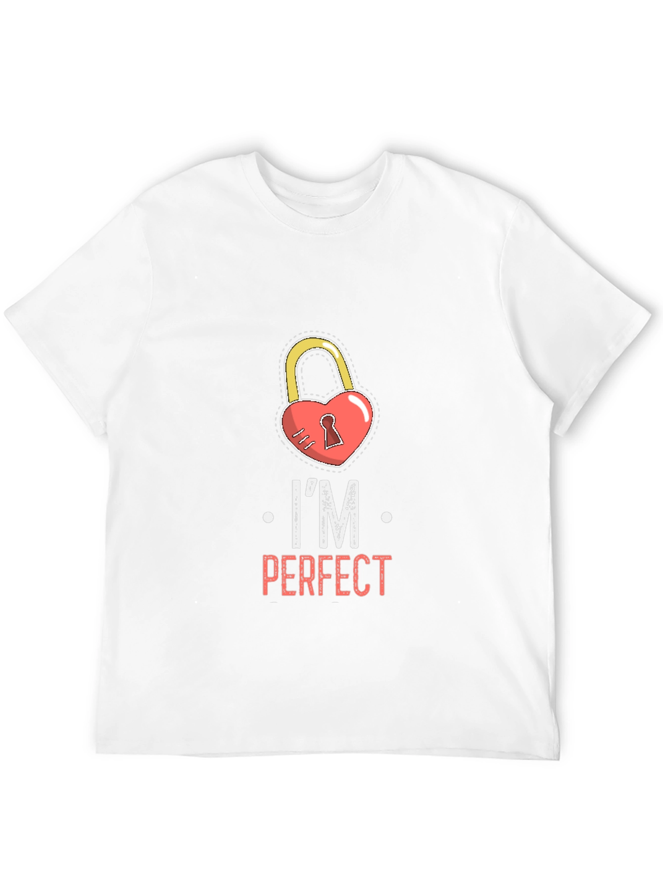 Im Perfect Heart Lock Graphic Tee