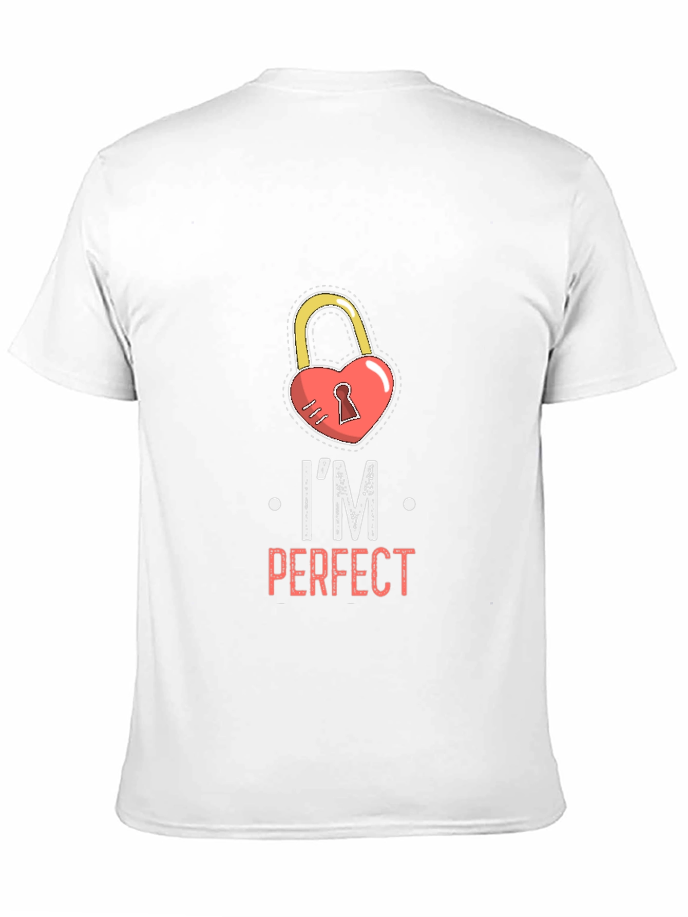 Im Perfect Heart Lock Graphic Tee