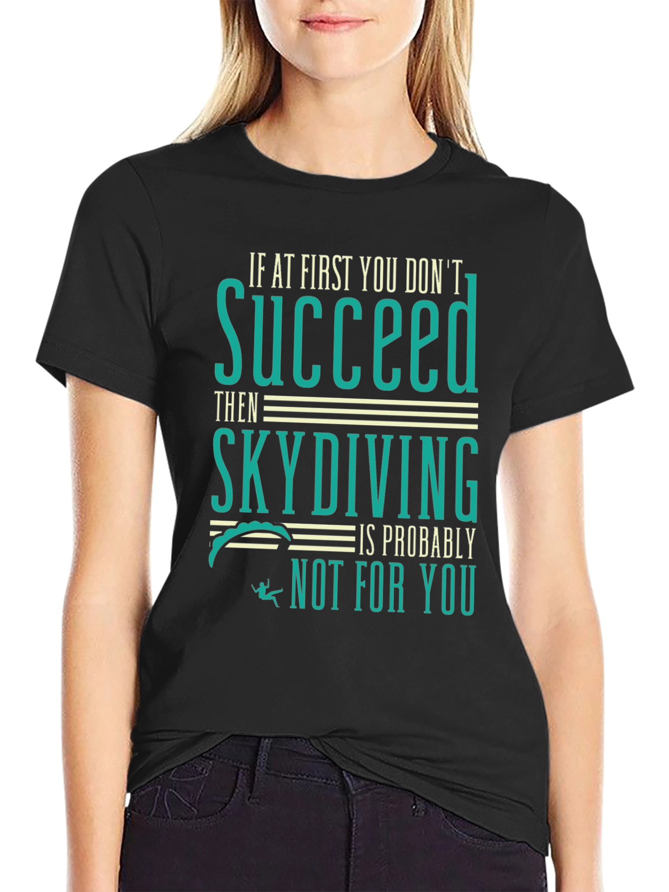 Skydiving T-Shirt - Funny Graphic Tee