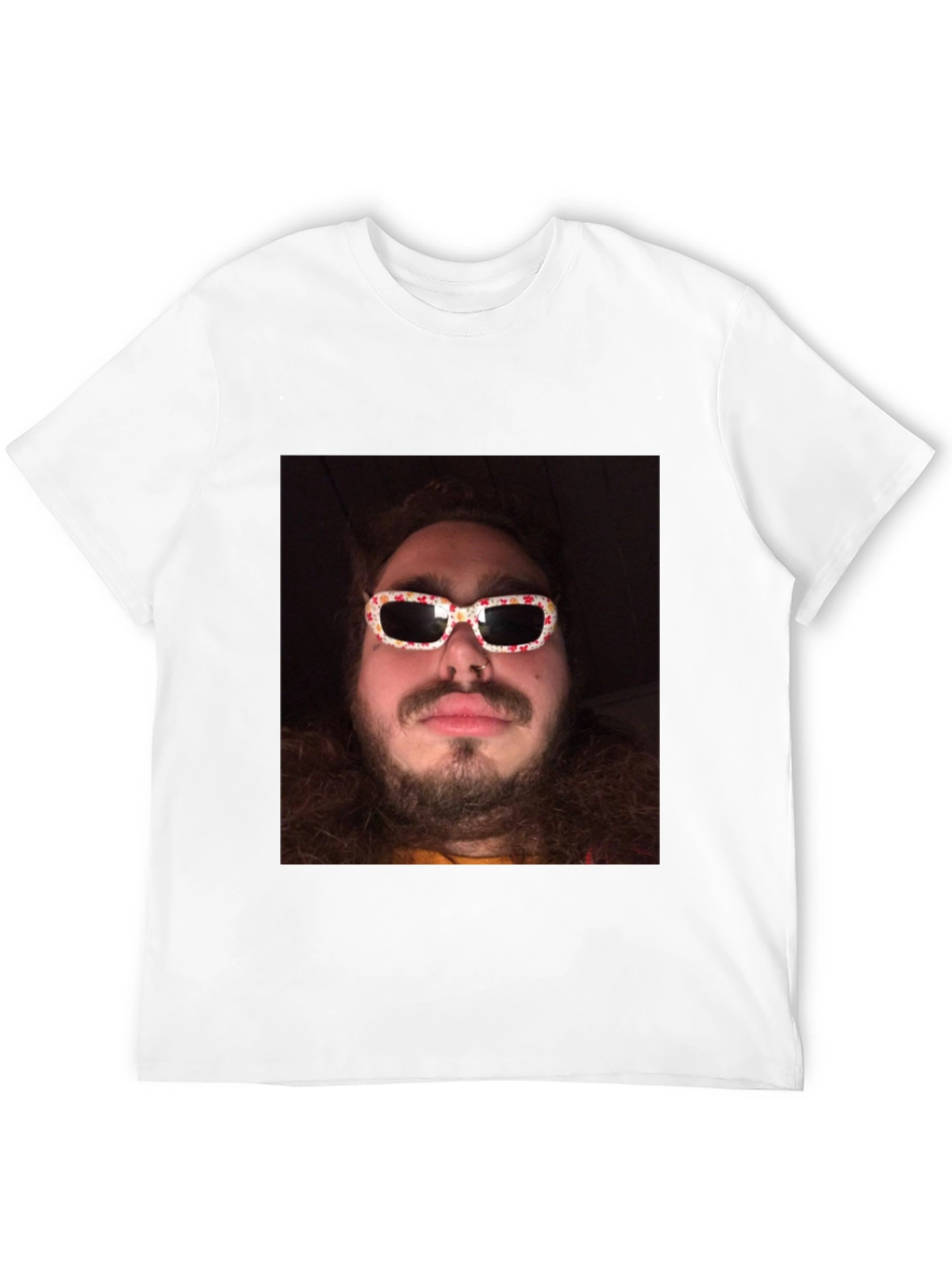 Novelty Graphic Tee - Man with Sunglasses