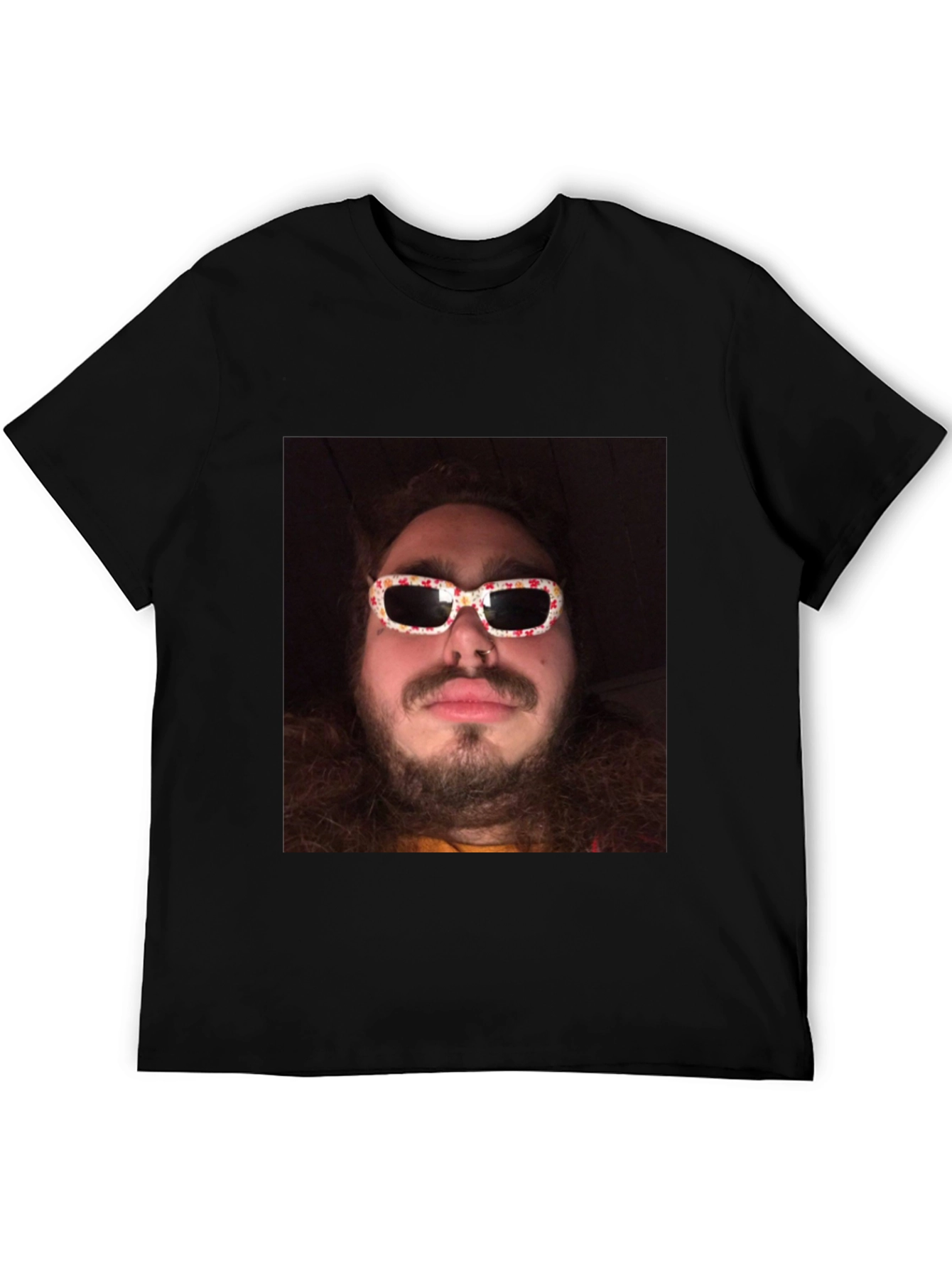 Novelty Graphic Tee - Man with Sunglasses
