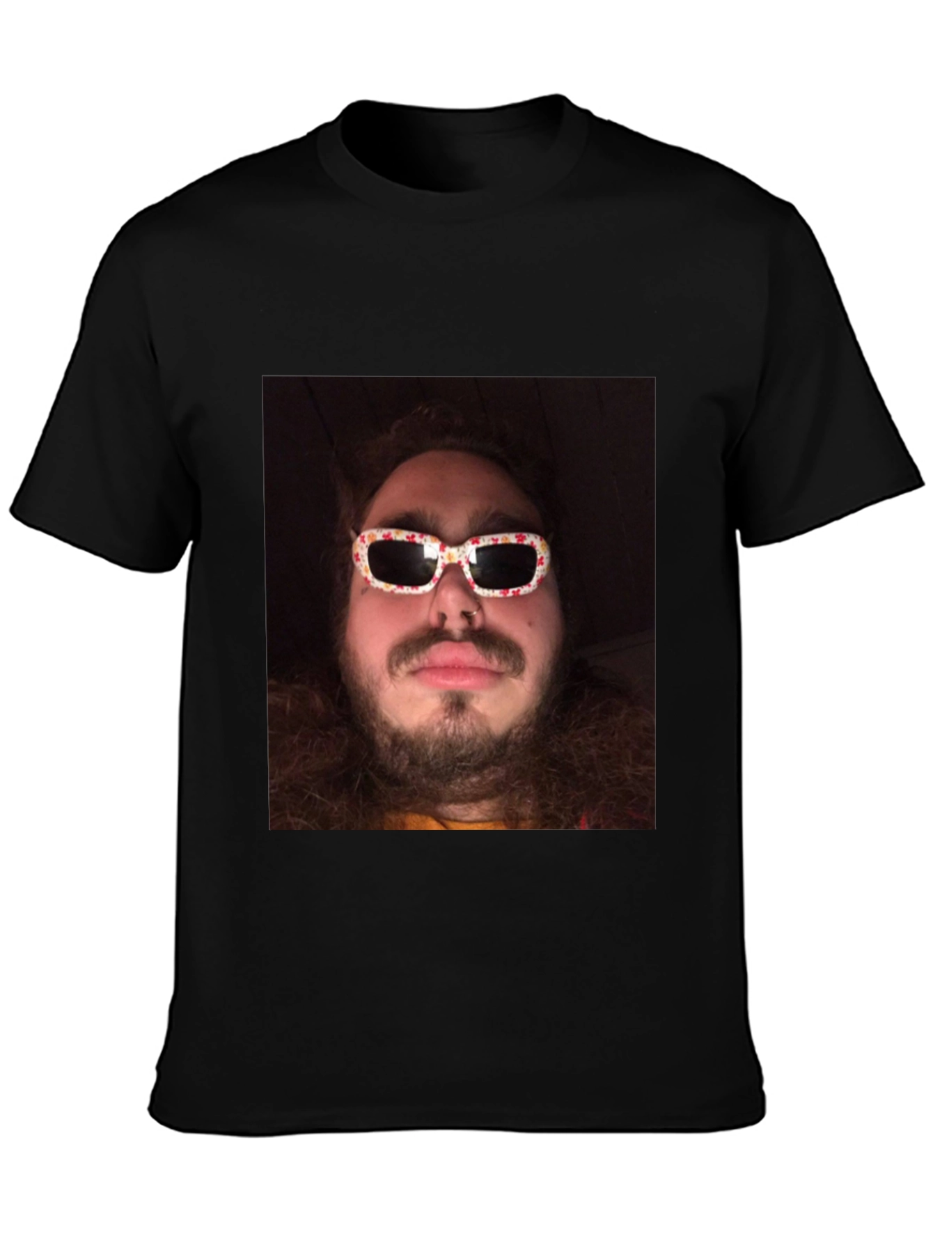 Novelty Graphic Tee - Man with Sunglasses