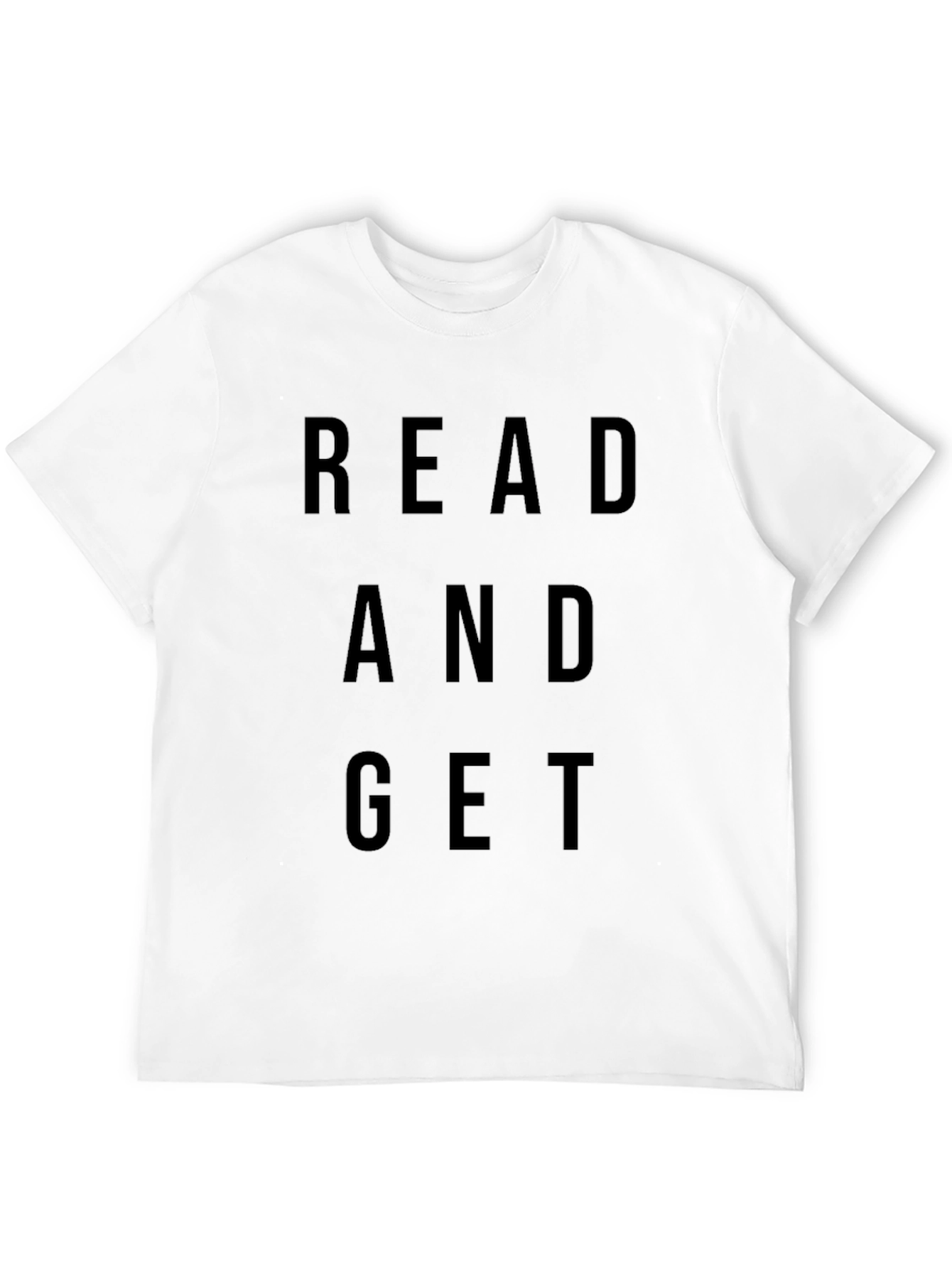 Read and Get Black T-Shirt
