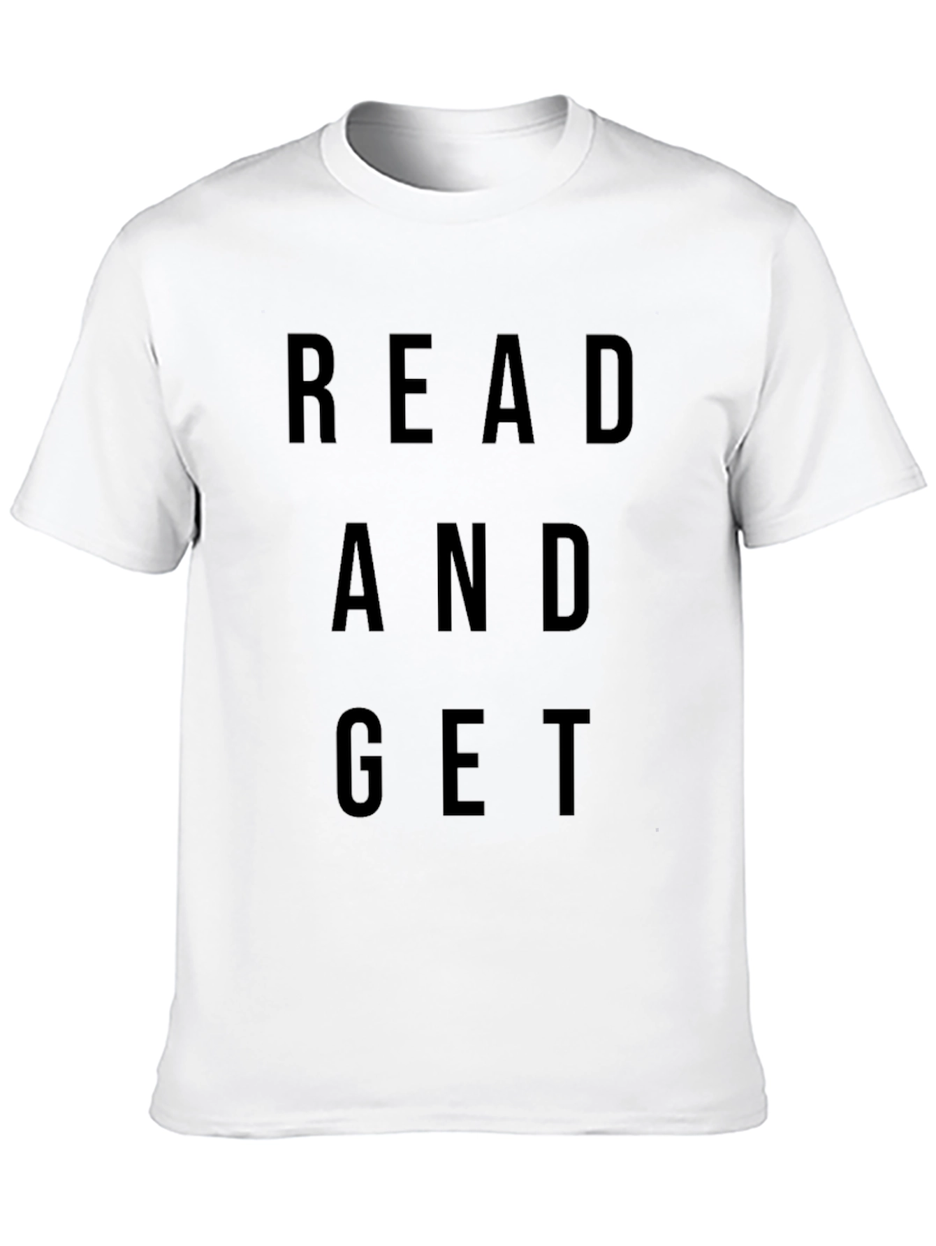 Read and Get Black T-Shirt