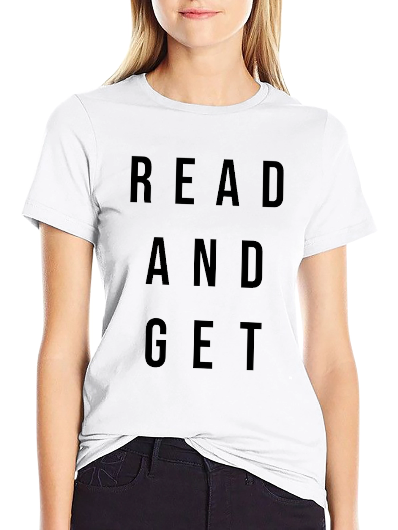 Read and Get Black T-Shirt