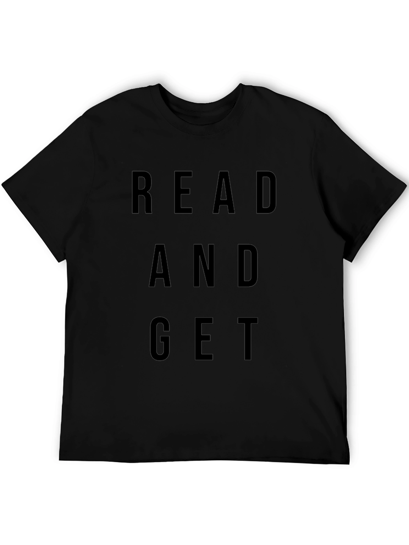 Read and Get Black T-Shirt