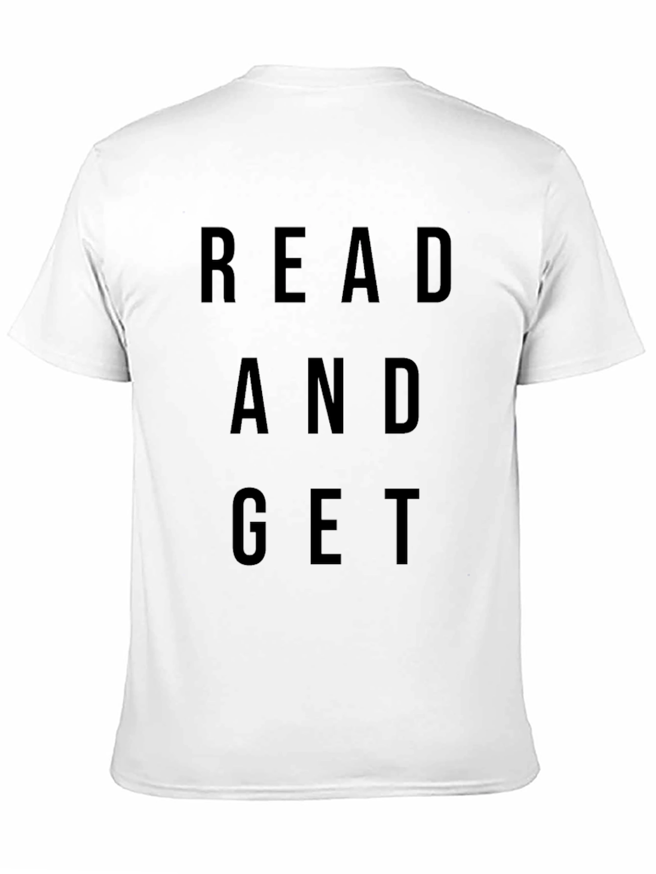 Read and Get Black T-Shirt