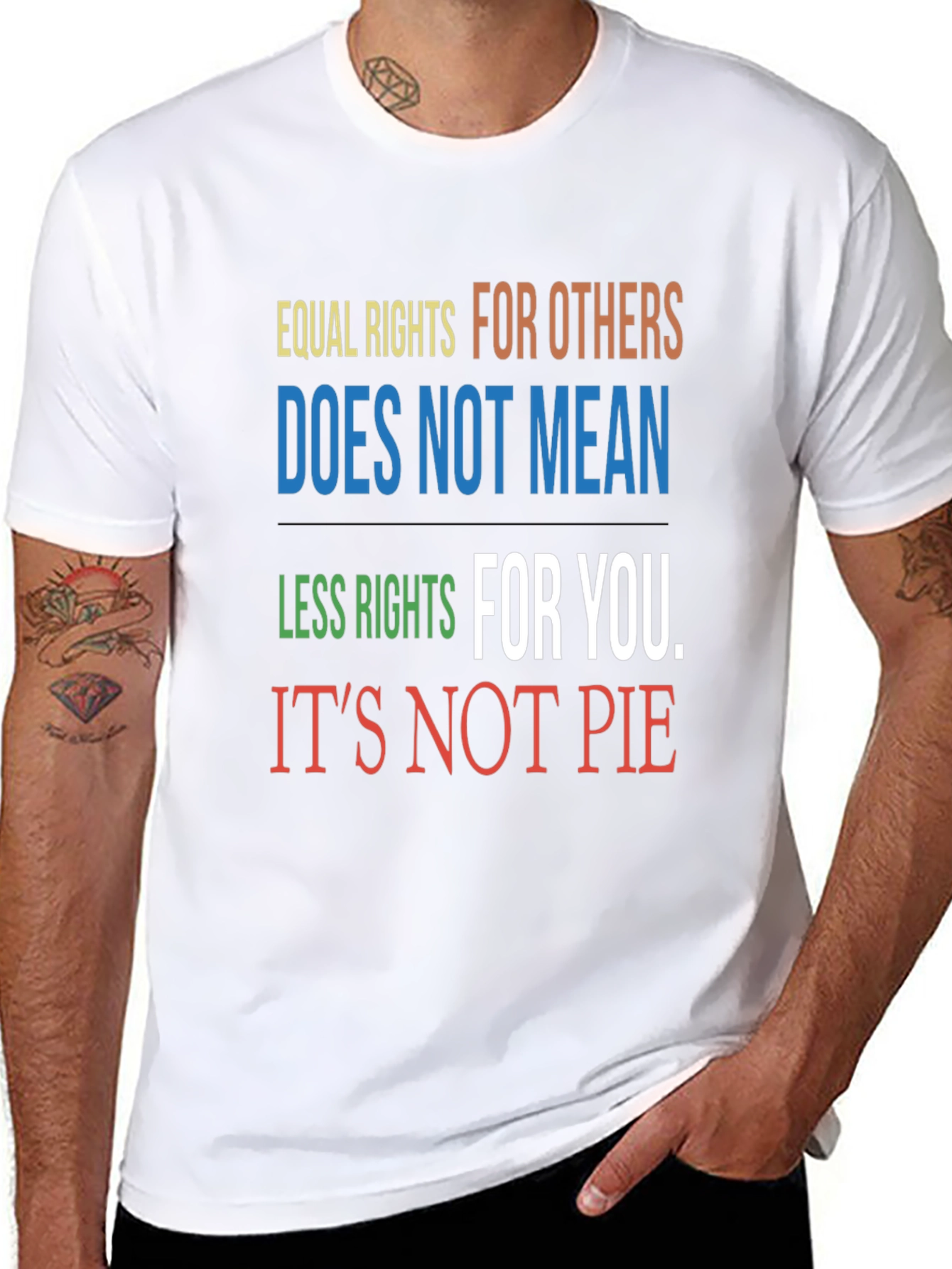 Equal Rights Graphic Tee - Its Not Pie!