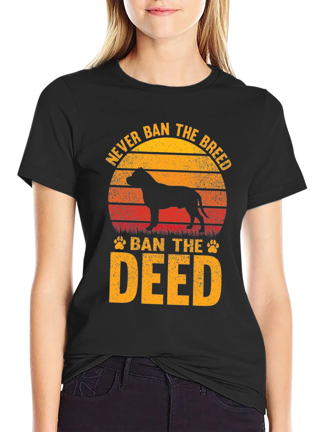 Never Ban the Breed Pitbull T-Shirt