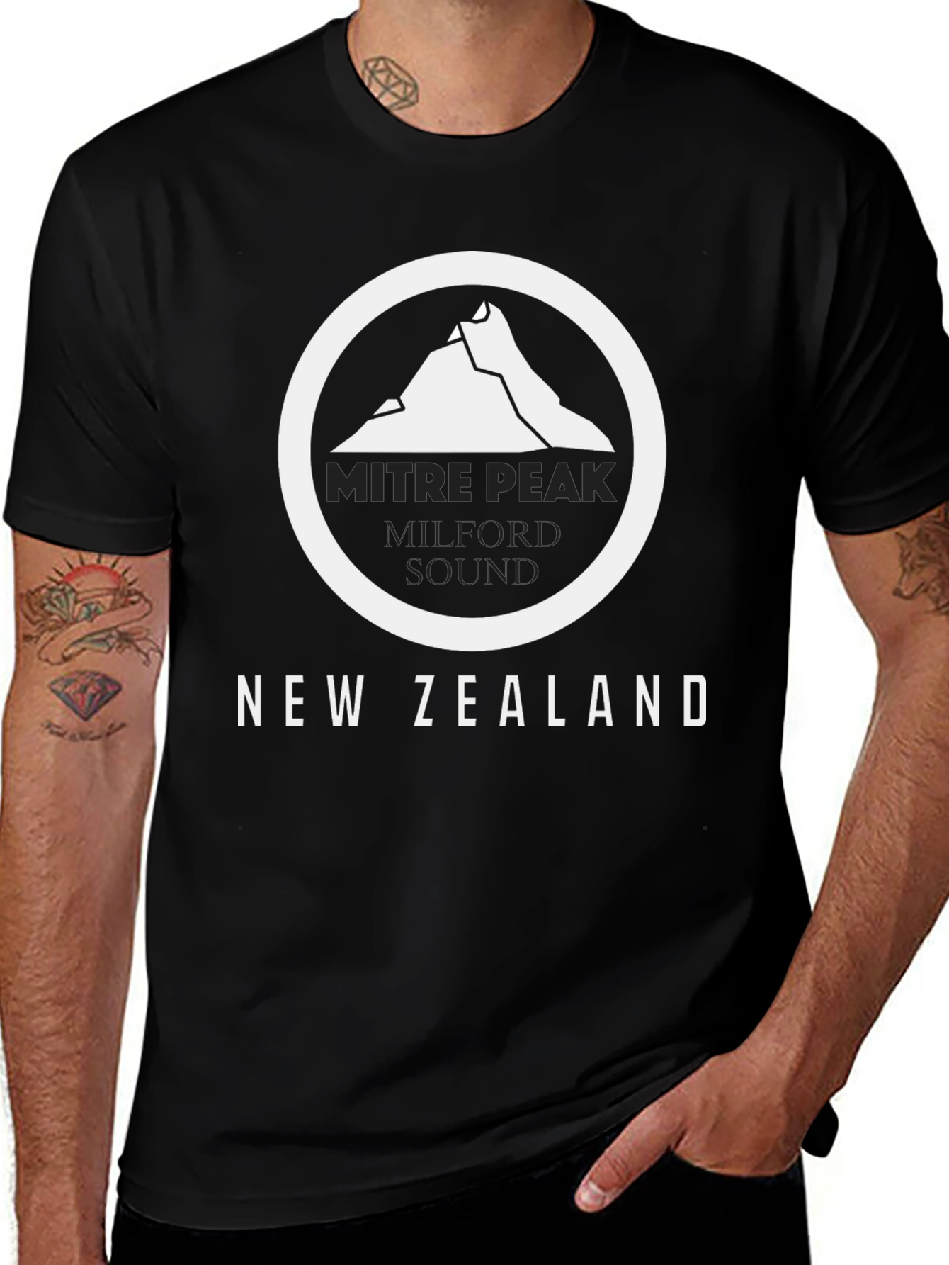 Mitre Peak New Zealand Graphic Tee