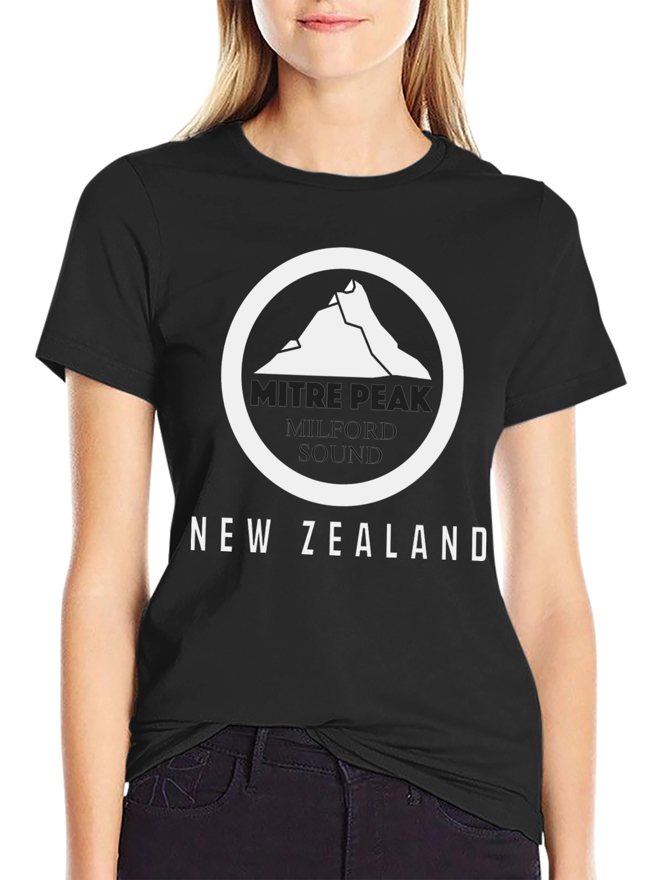 Mitre Peak New Zealand Graphic Tee