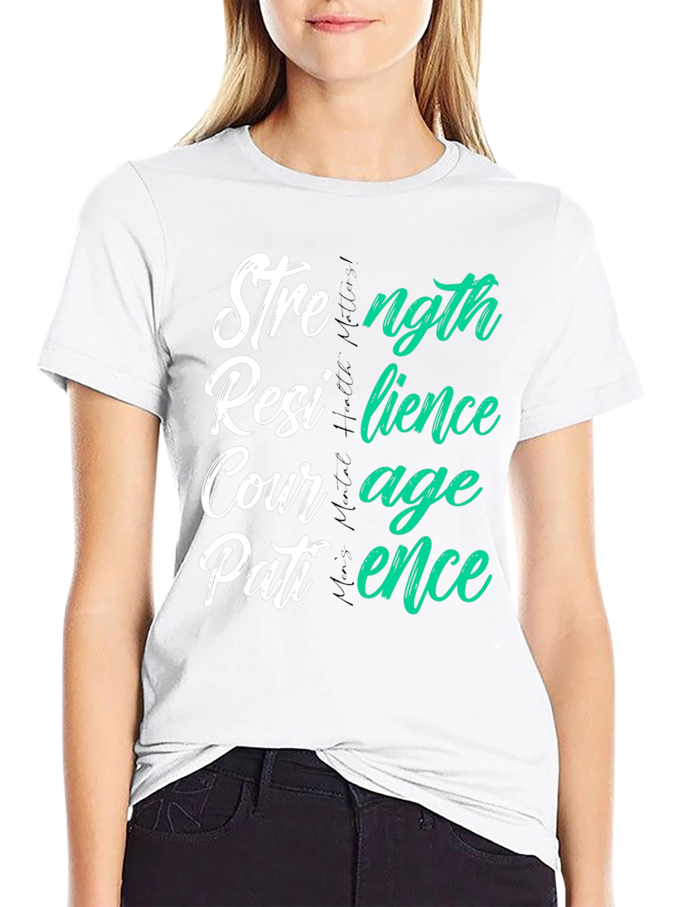 Strength Resilience Courage Patience Graphic Tee