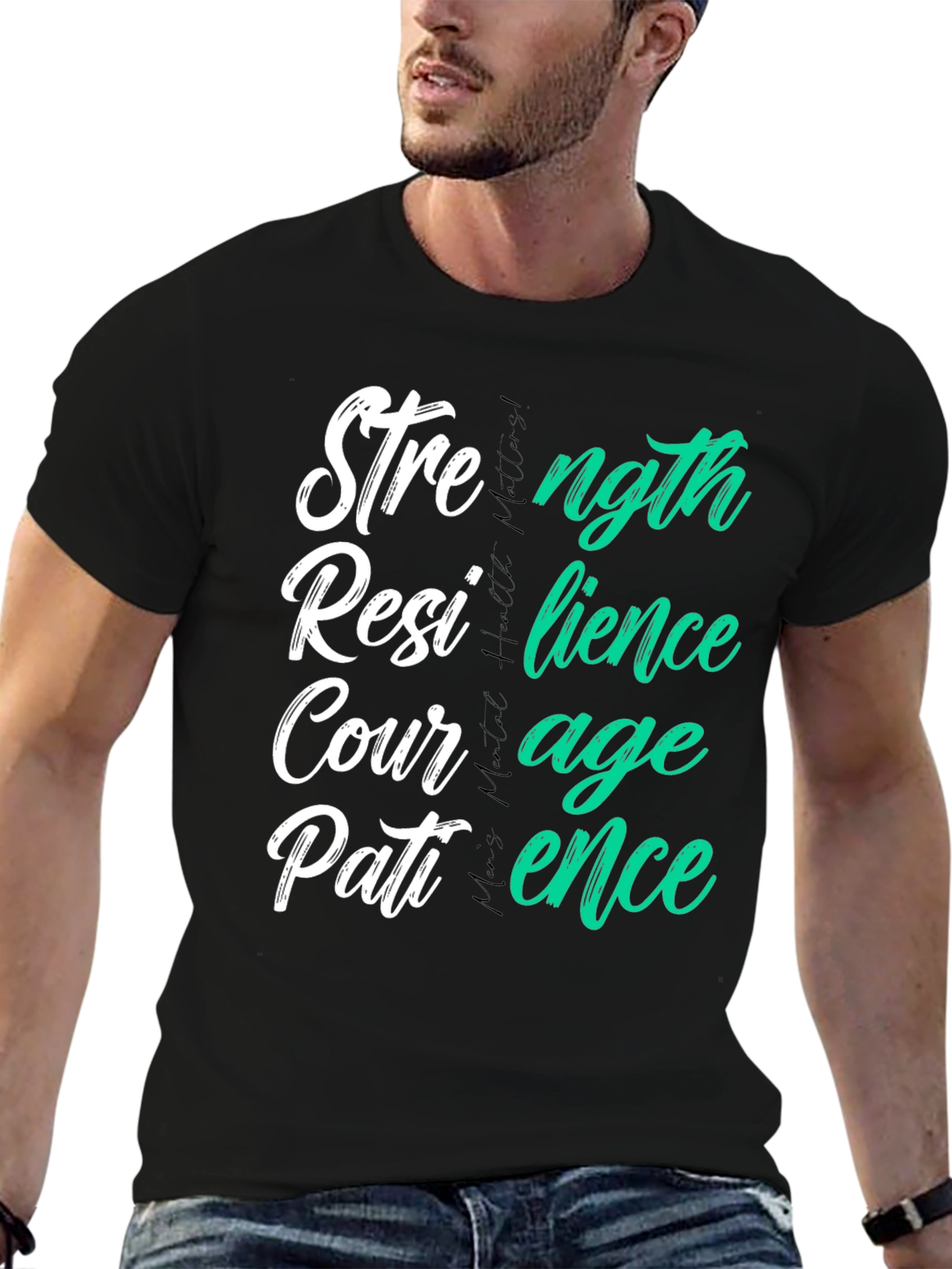 Strength Resilience Courage Patience Graphic Tee
