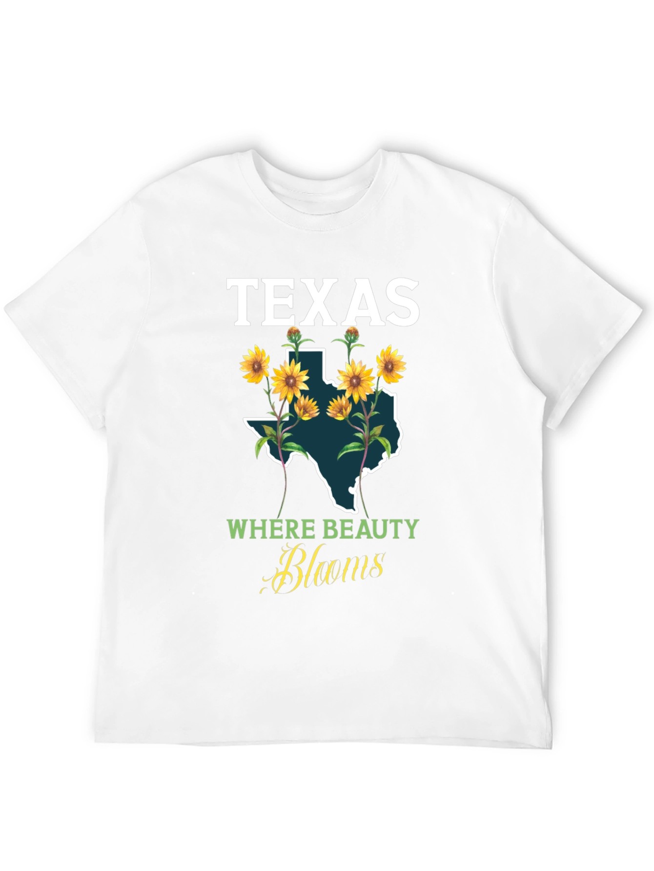 Texas Sunflower Graphic T-Shirt