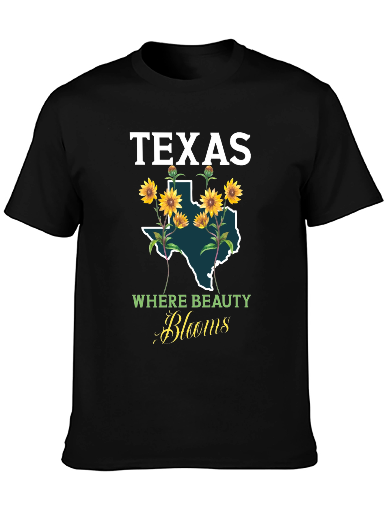 Texas Sunflower Graphic T-Shirt