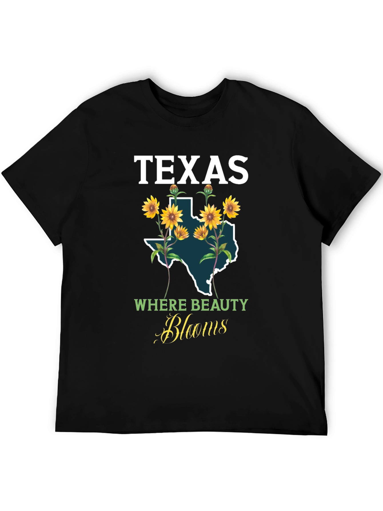 Texas Sunflower Graphic T-Shirt