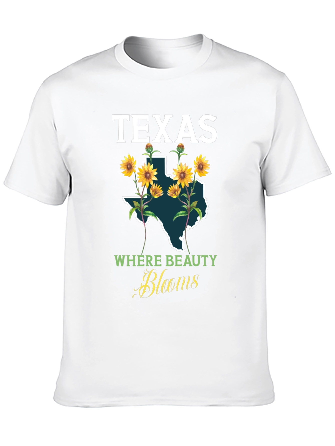Texas Sunflower Graphic T-Shirt