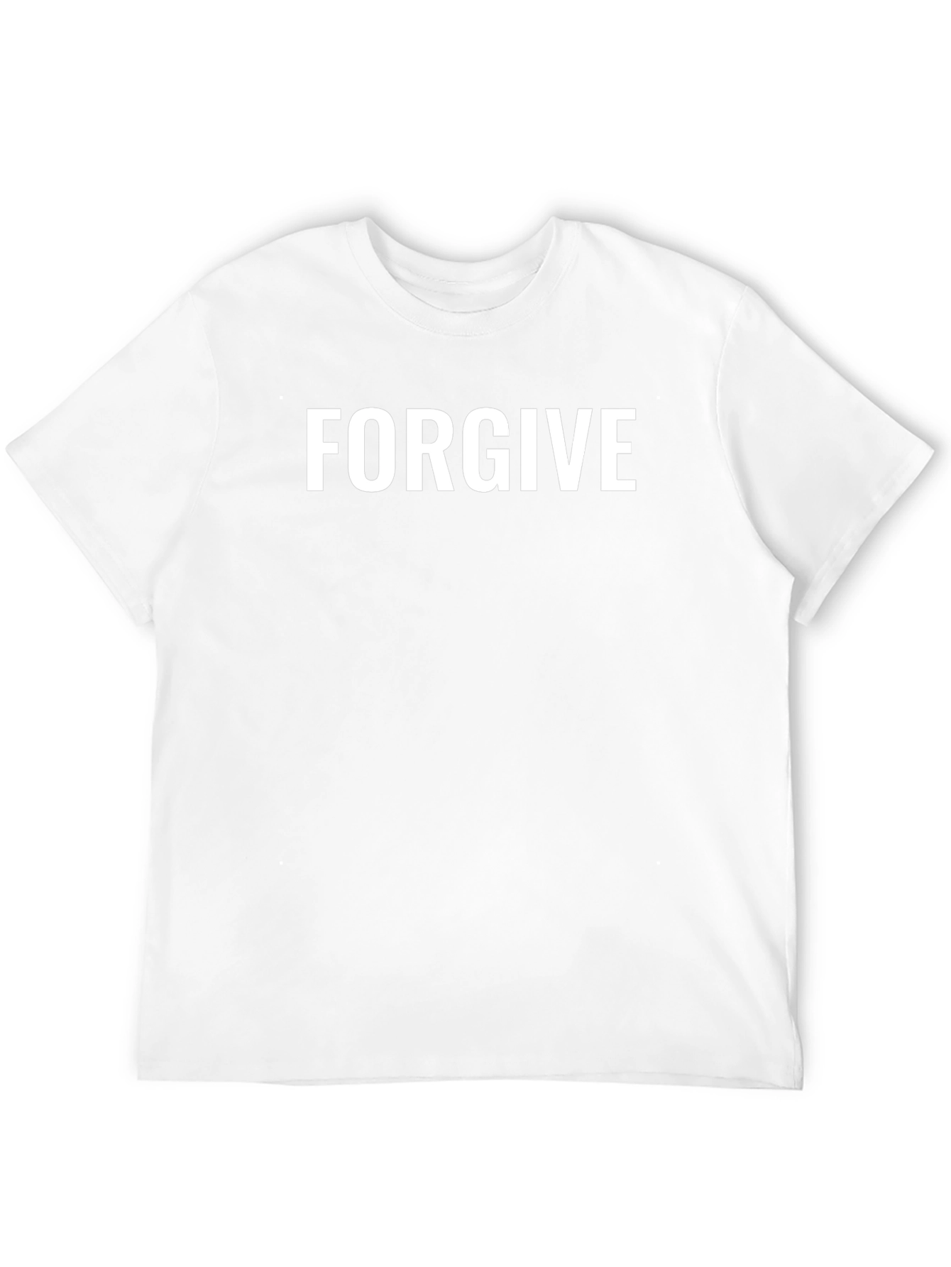 Forgive Graphic Print Crew Neck T-Shirt