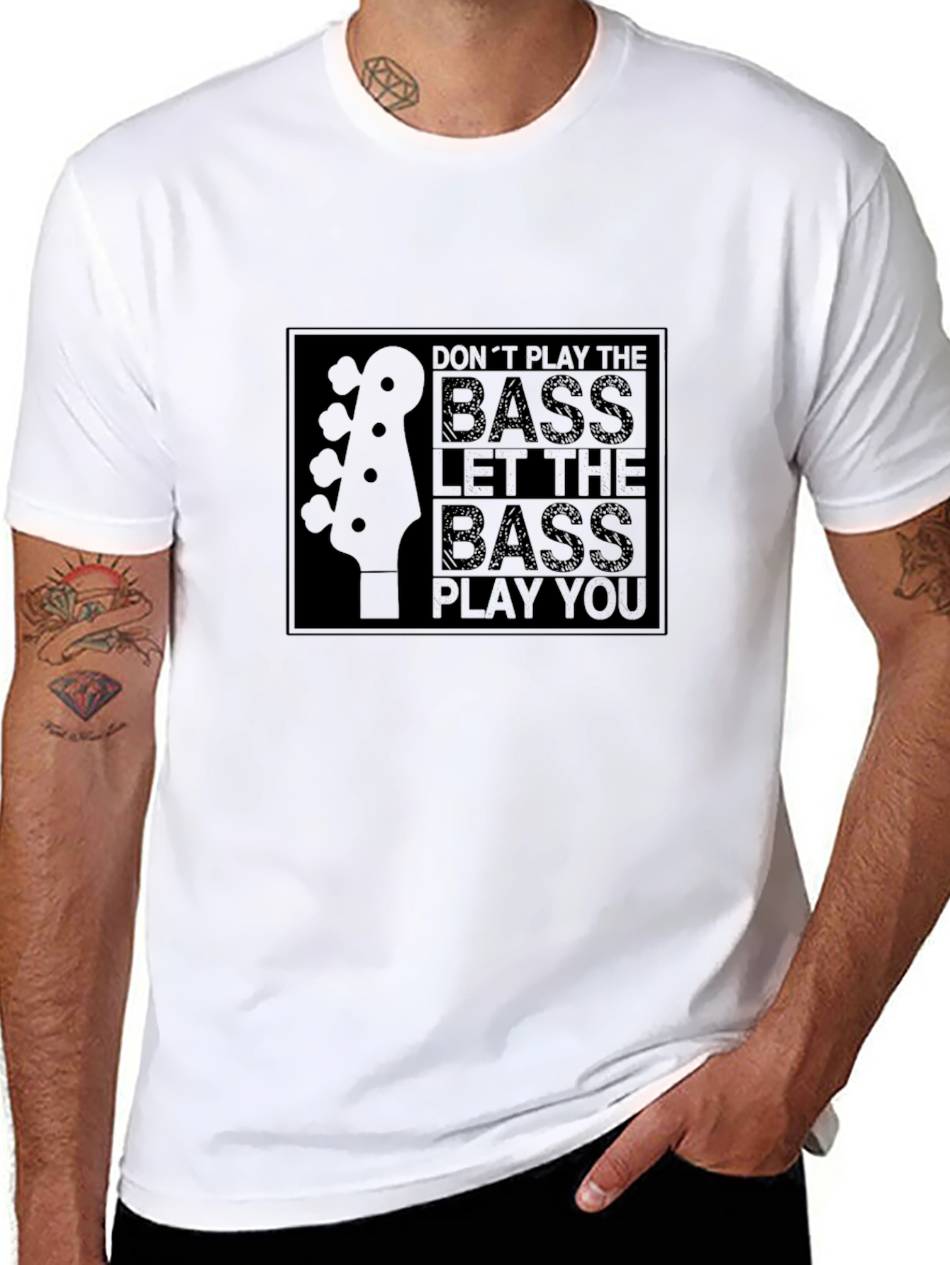 Bass Guitar T-Shirt - Let the Bass Play You