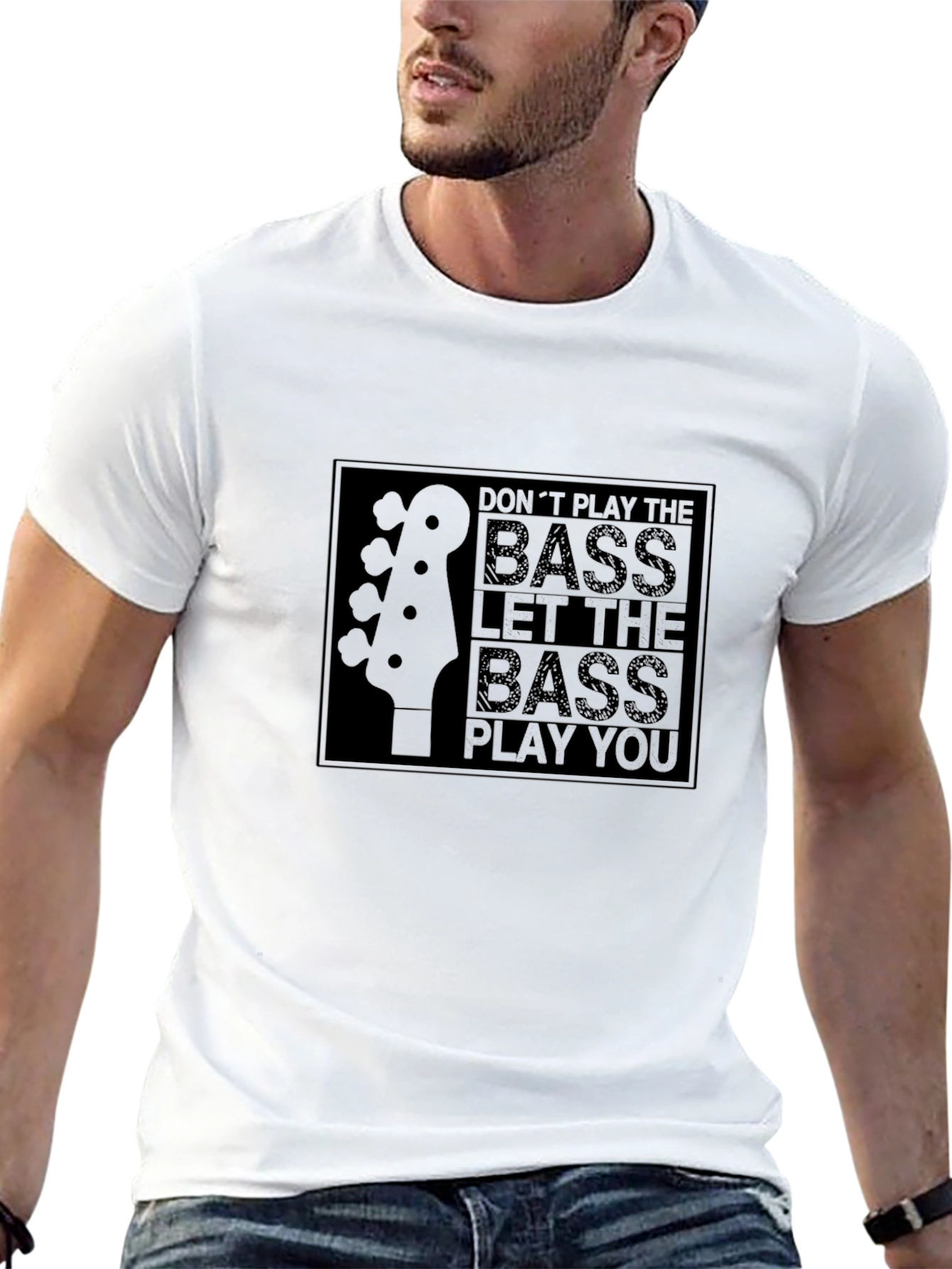 Bass Guitar T-Shirt - Let the Bass Play You