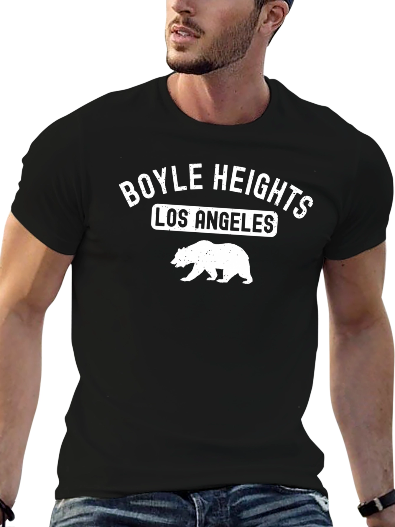 Boyle Heights Los Angeles T-Shirt - California Bear