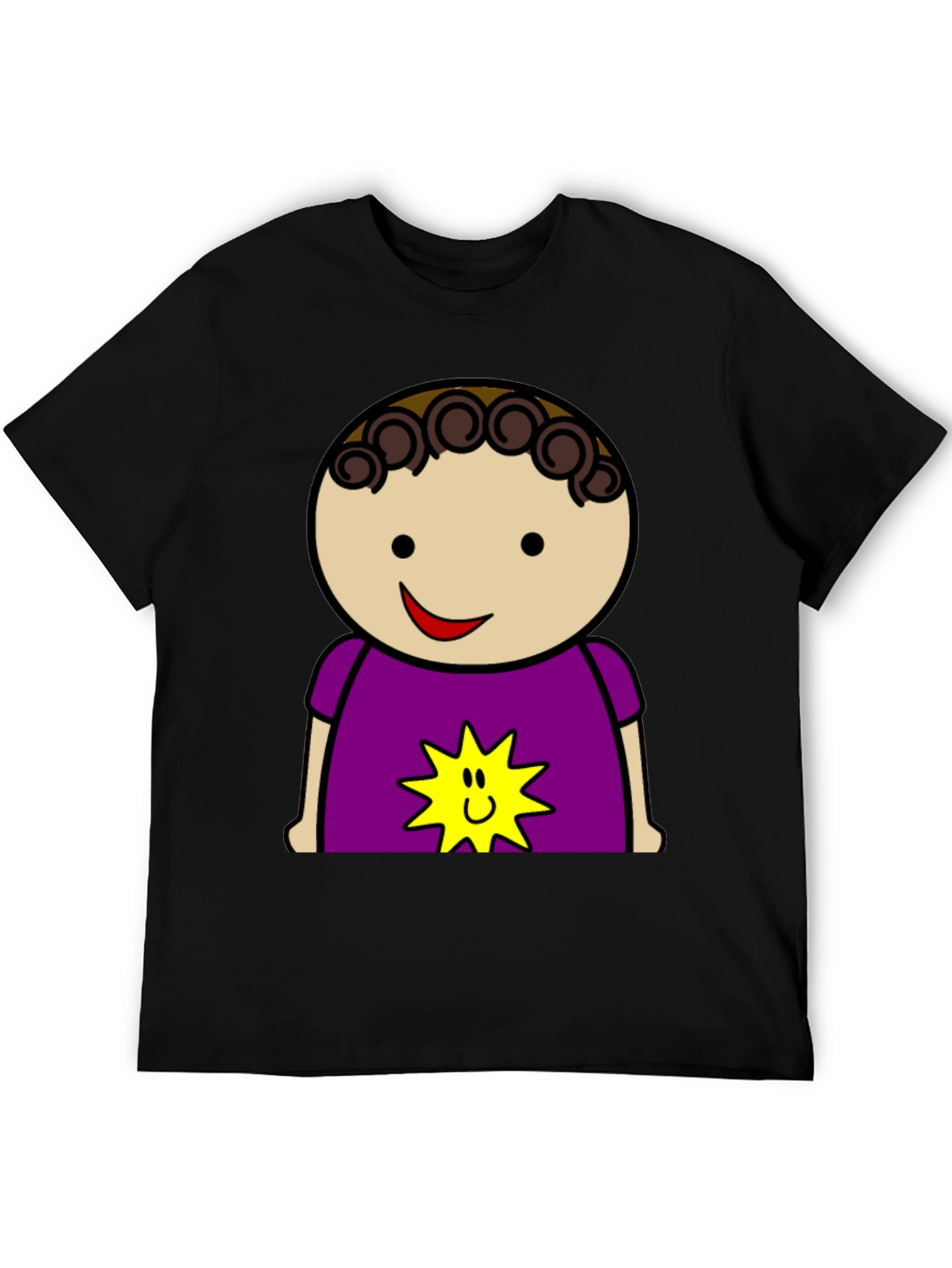 Cartoon Character Graphic Tee - Fun & Unique