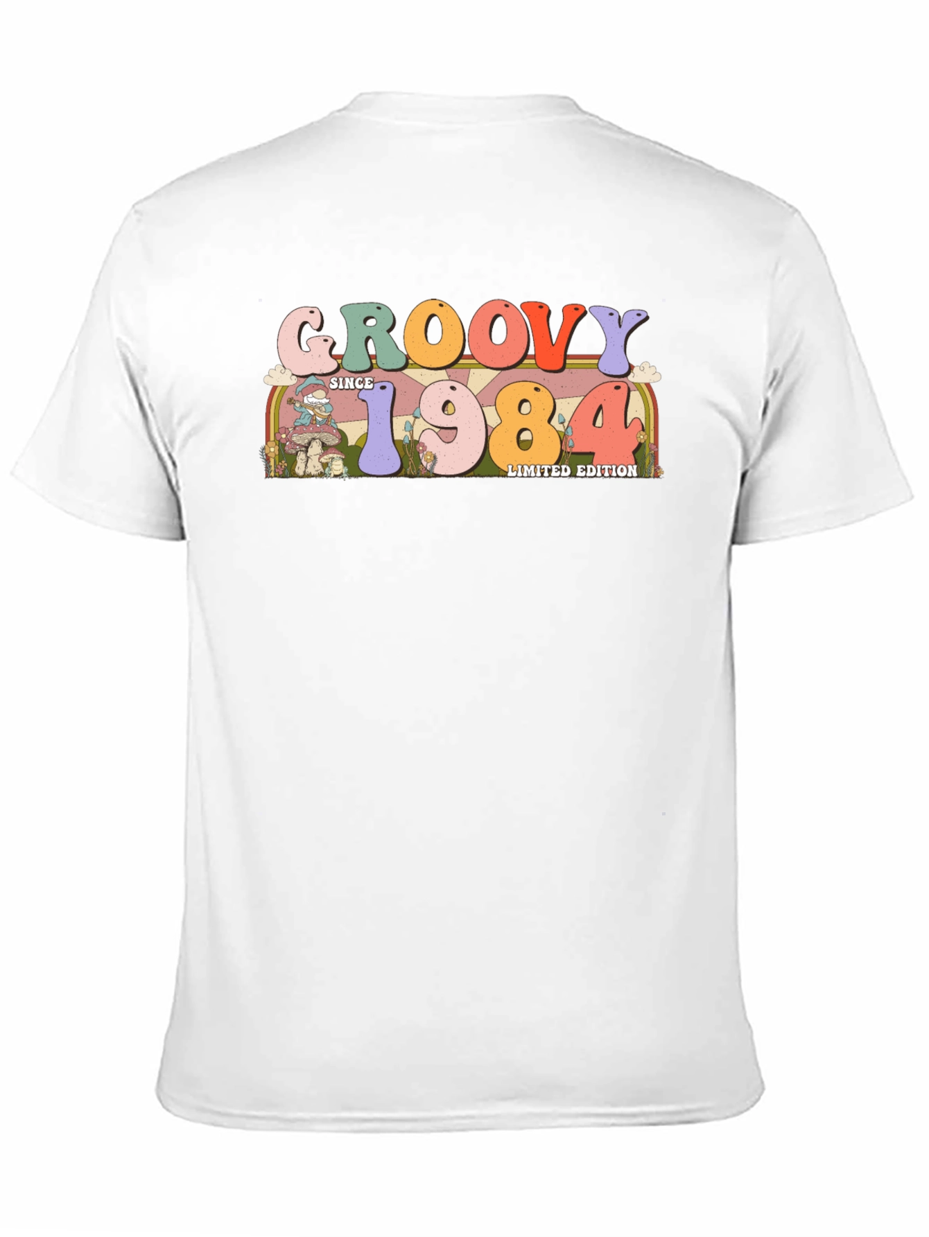 Groovy Since 1984 Black Graphic Tee