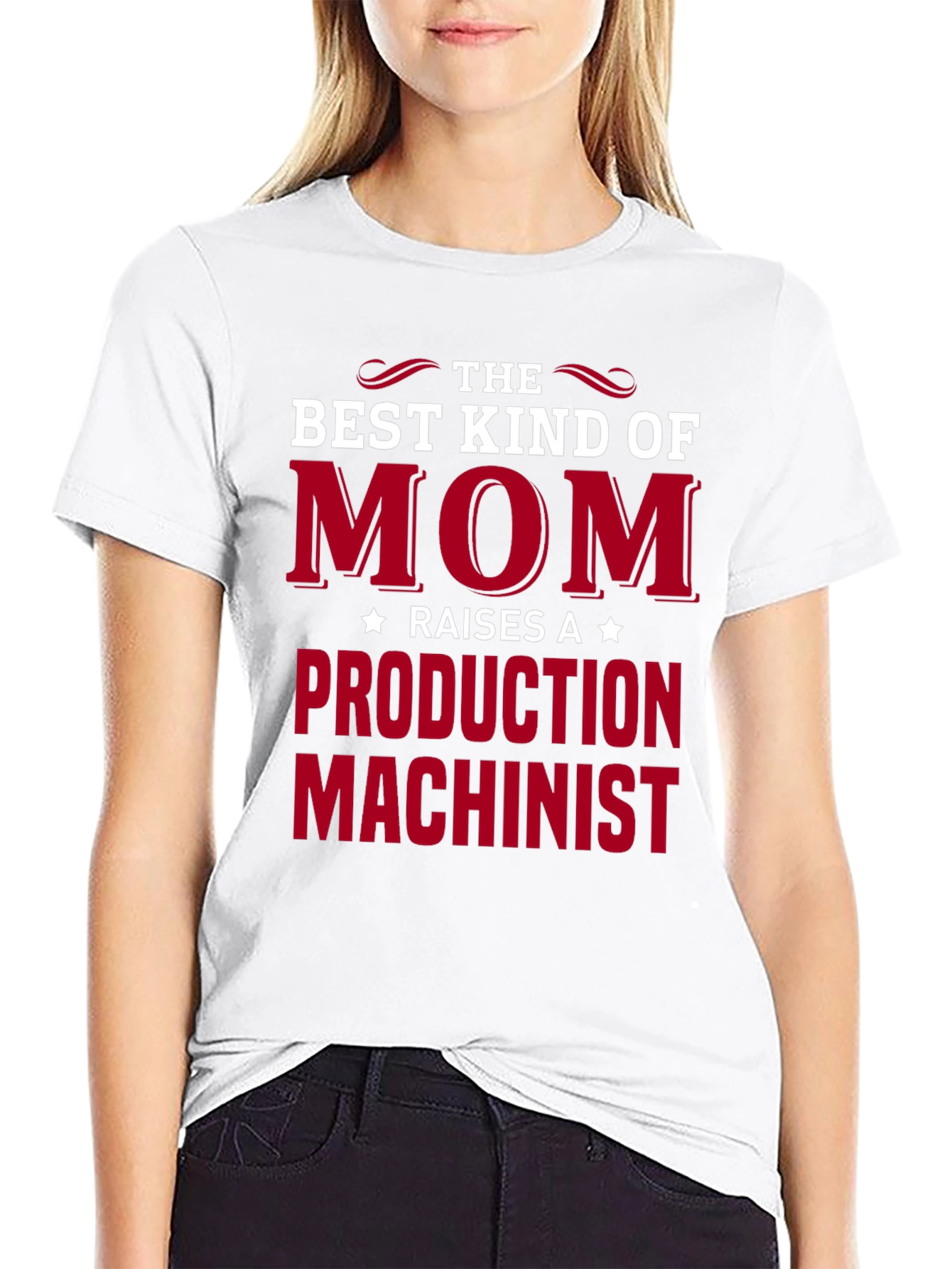 Best Kind of Mom Production Machinist T-Shirt