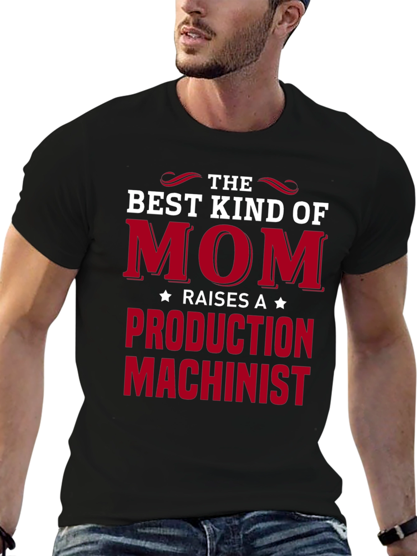 Best Kind of Mom Production Machinist T-Shirt