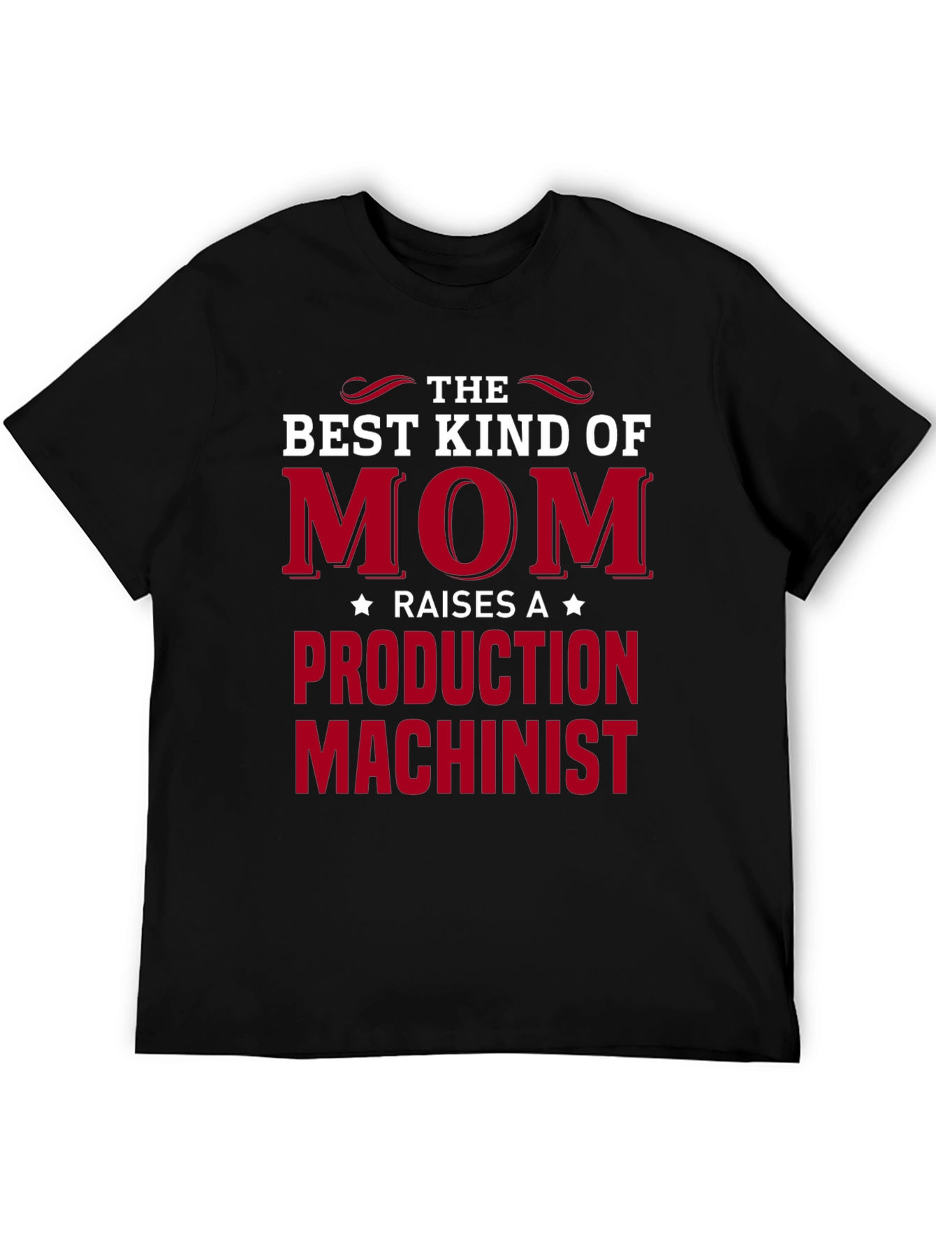 Best Kind of Mom Production Machinist T-Shirt