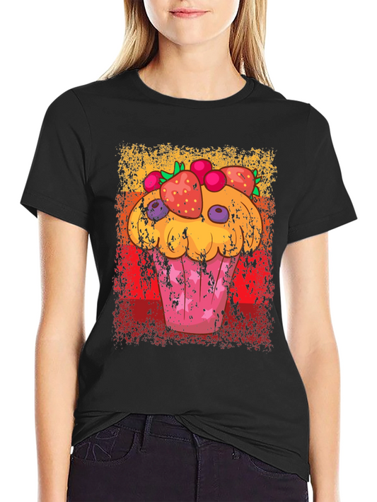 Cupcake Graphic T-Shirt - Sweet Treat Fashion