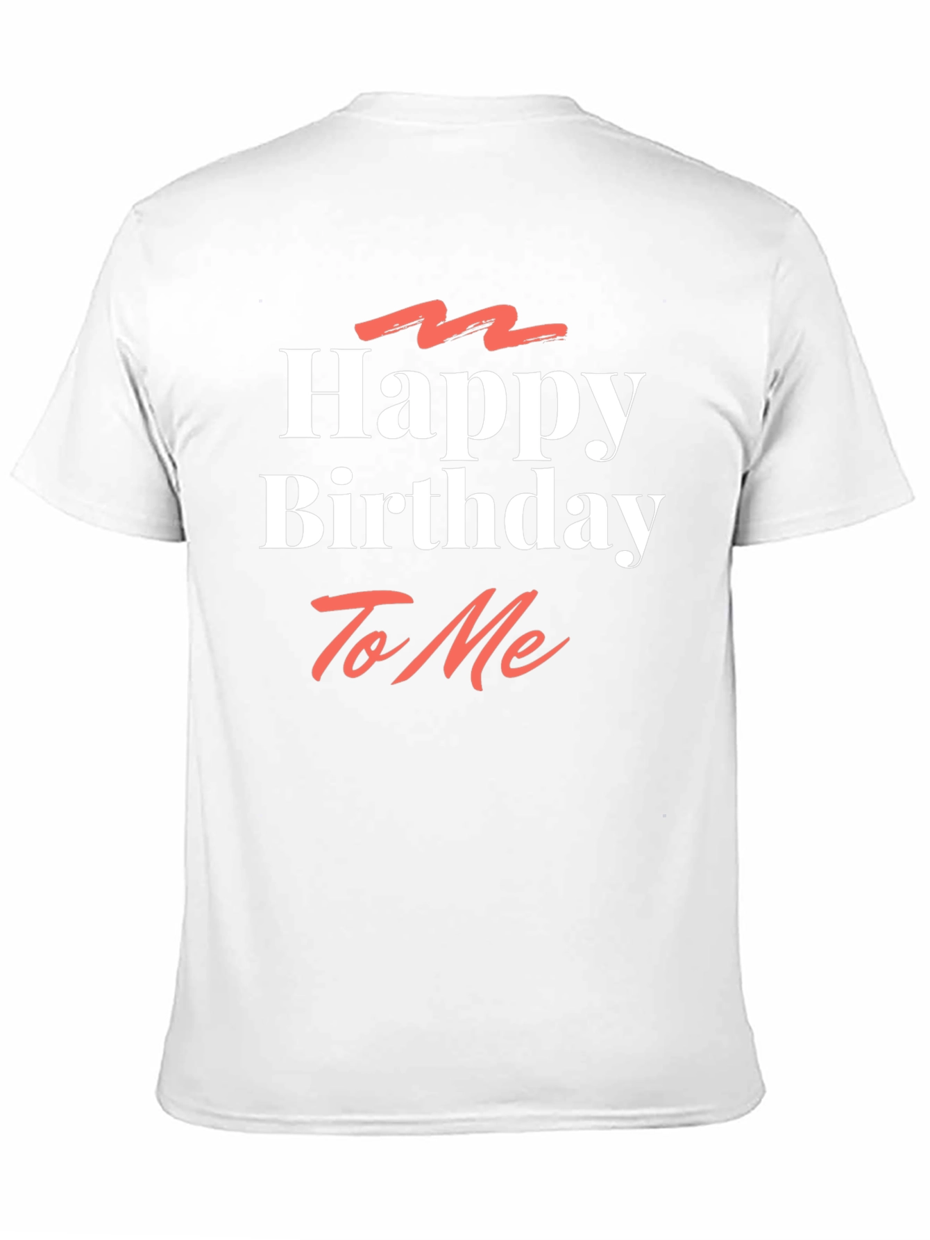 Happy Birthday To Me Black Graphic T-Shirt