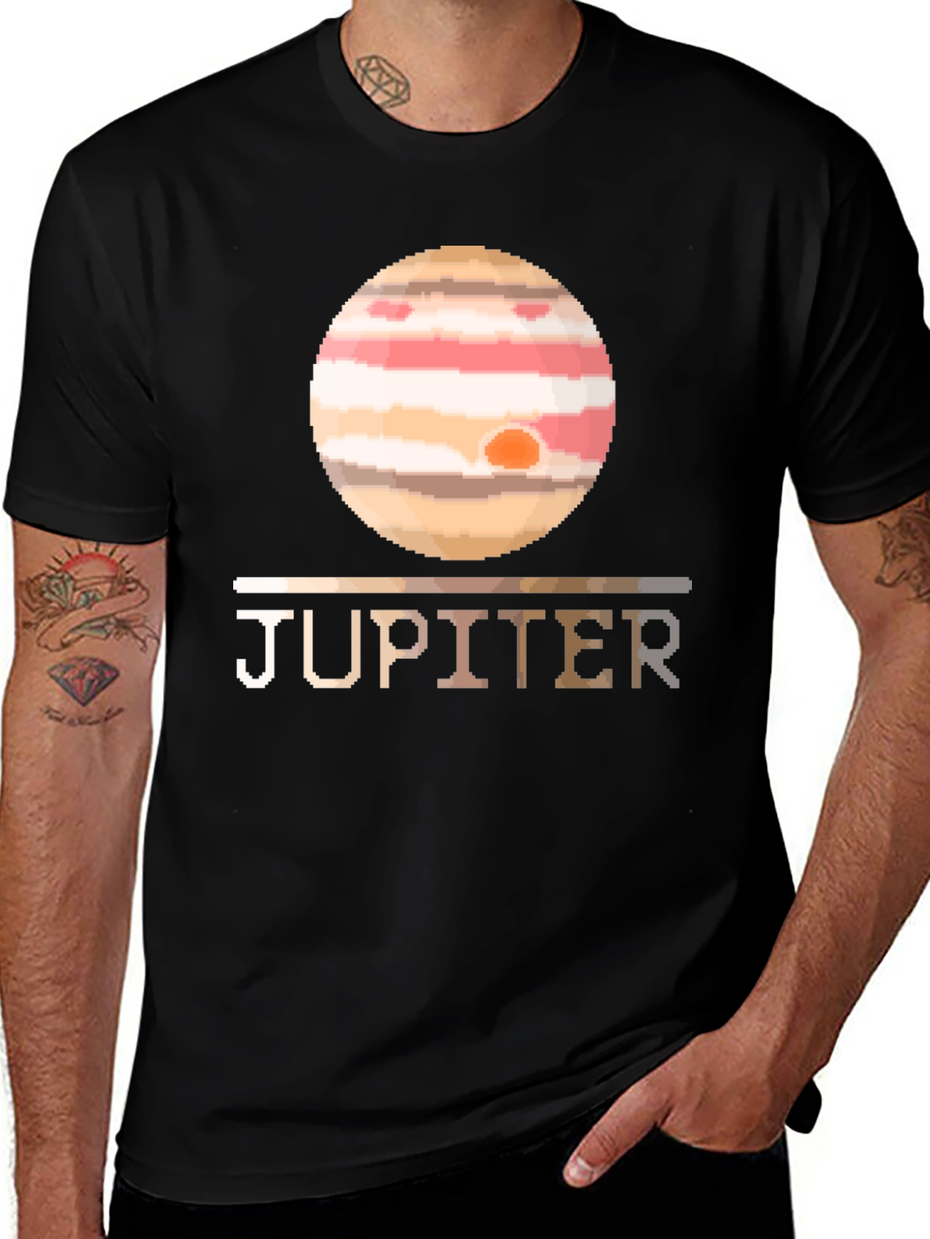 Jupiter Planet Graphic Tee - Space T-Shirt