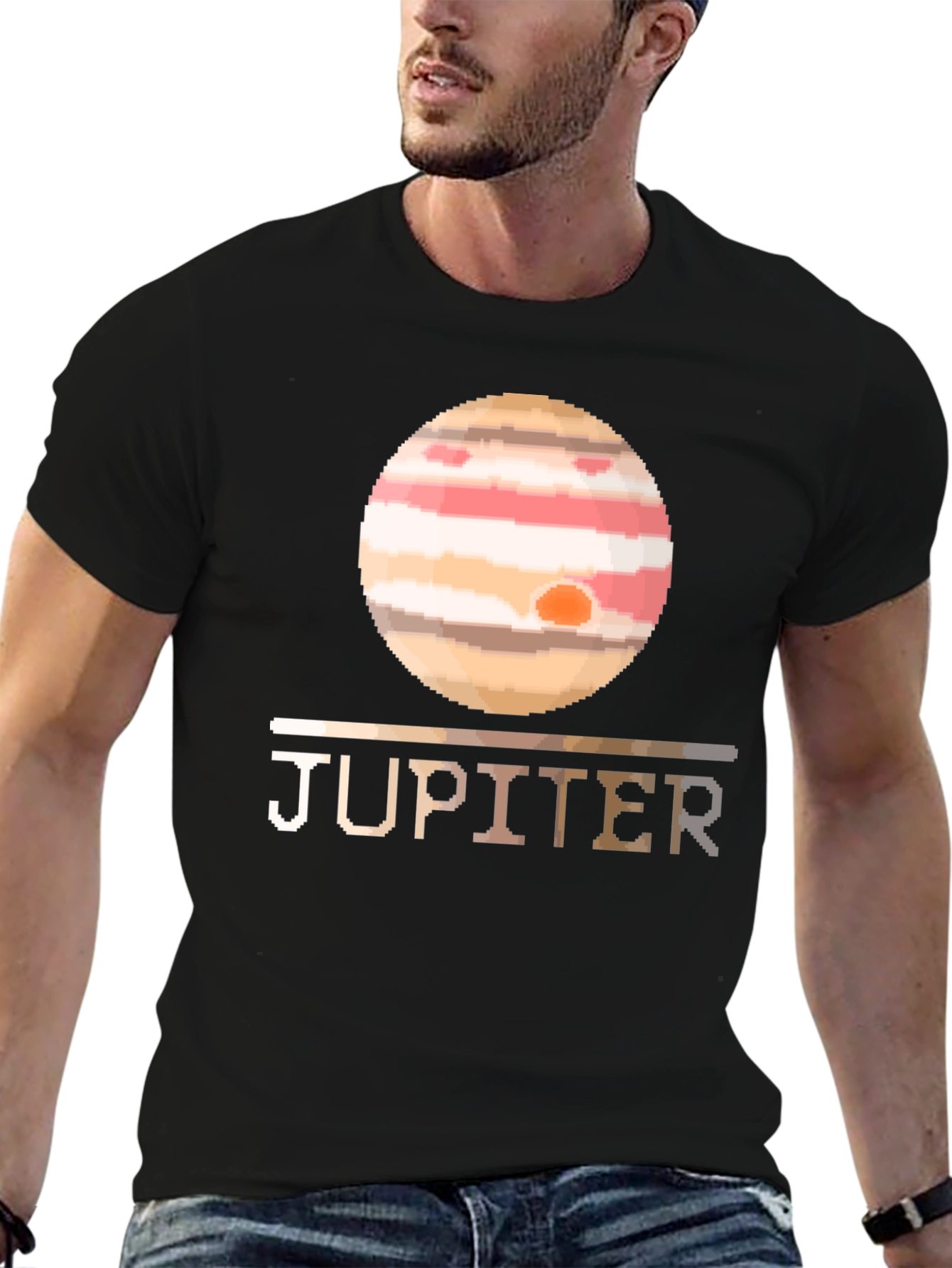 Jupiter Planet Graphic Tee - Space T-Shirt