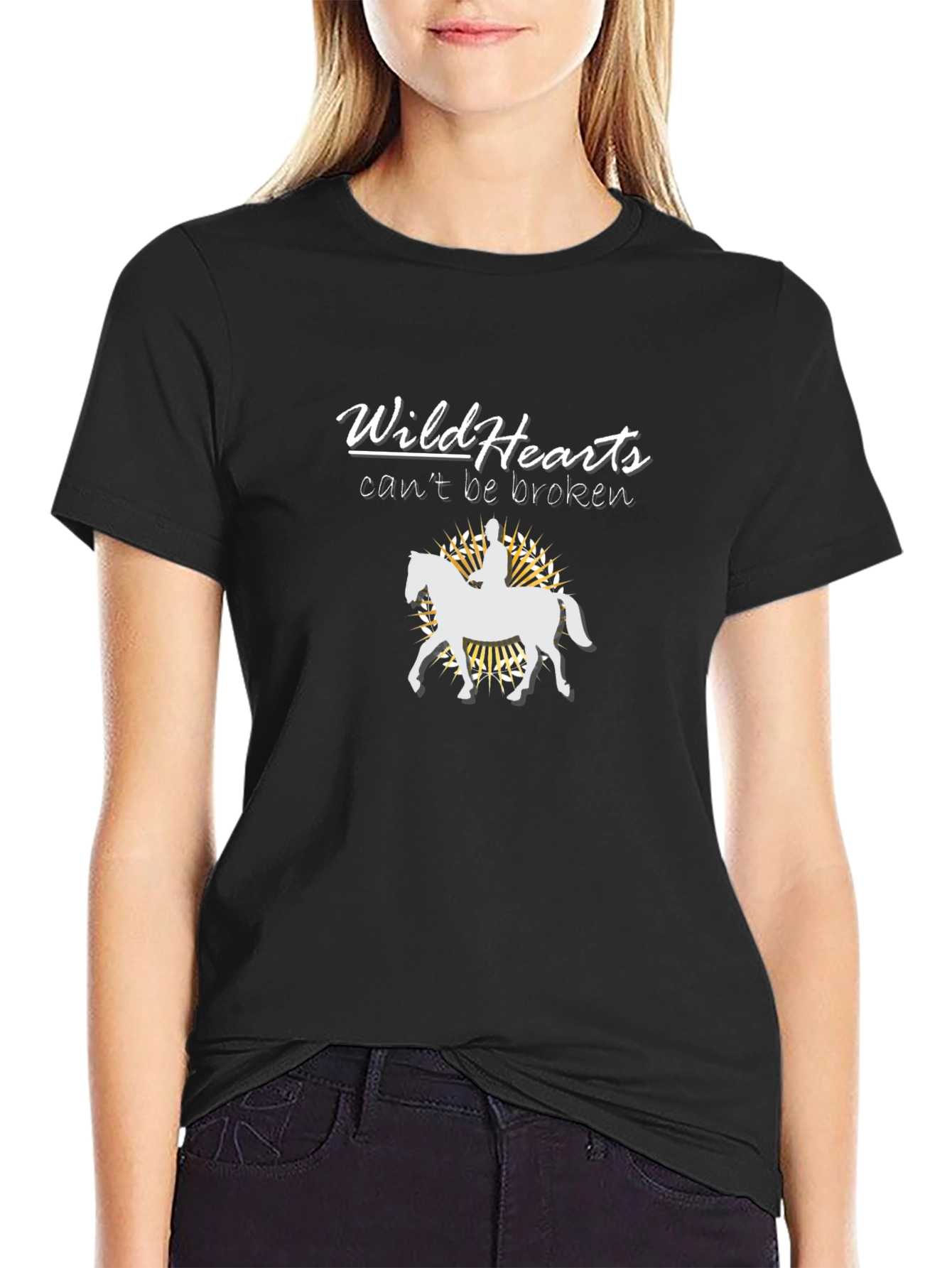 Wild Hearts Horse Rider Graphic Tee