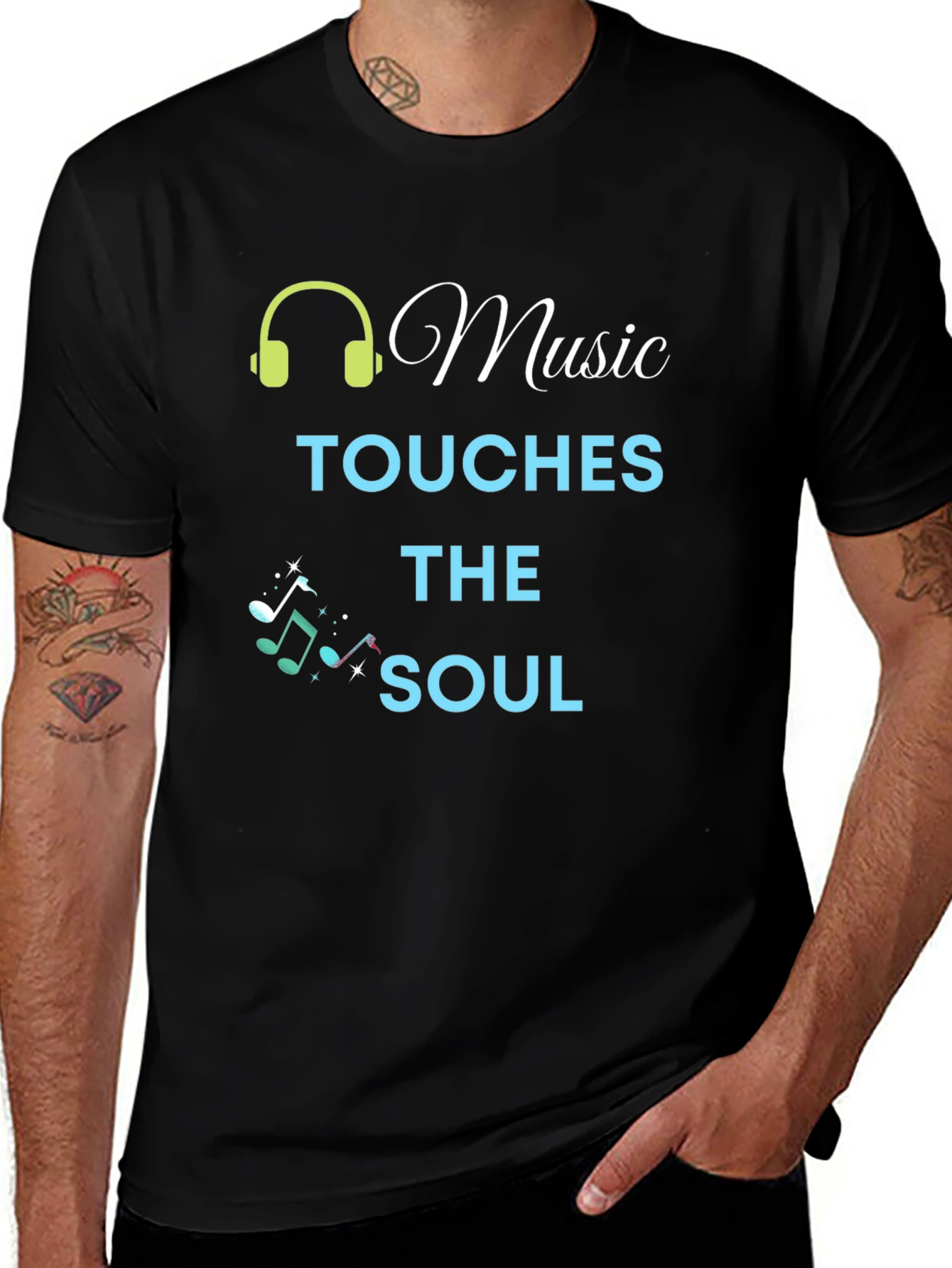 Music Touches the Soul Graphic Tee