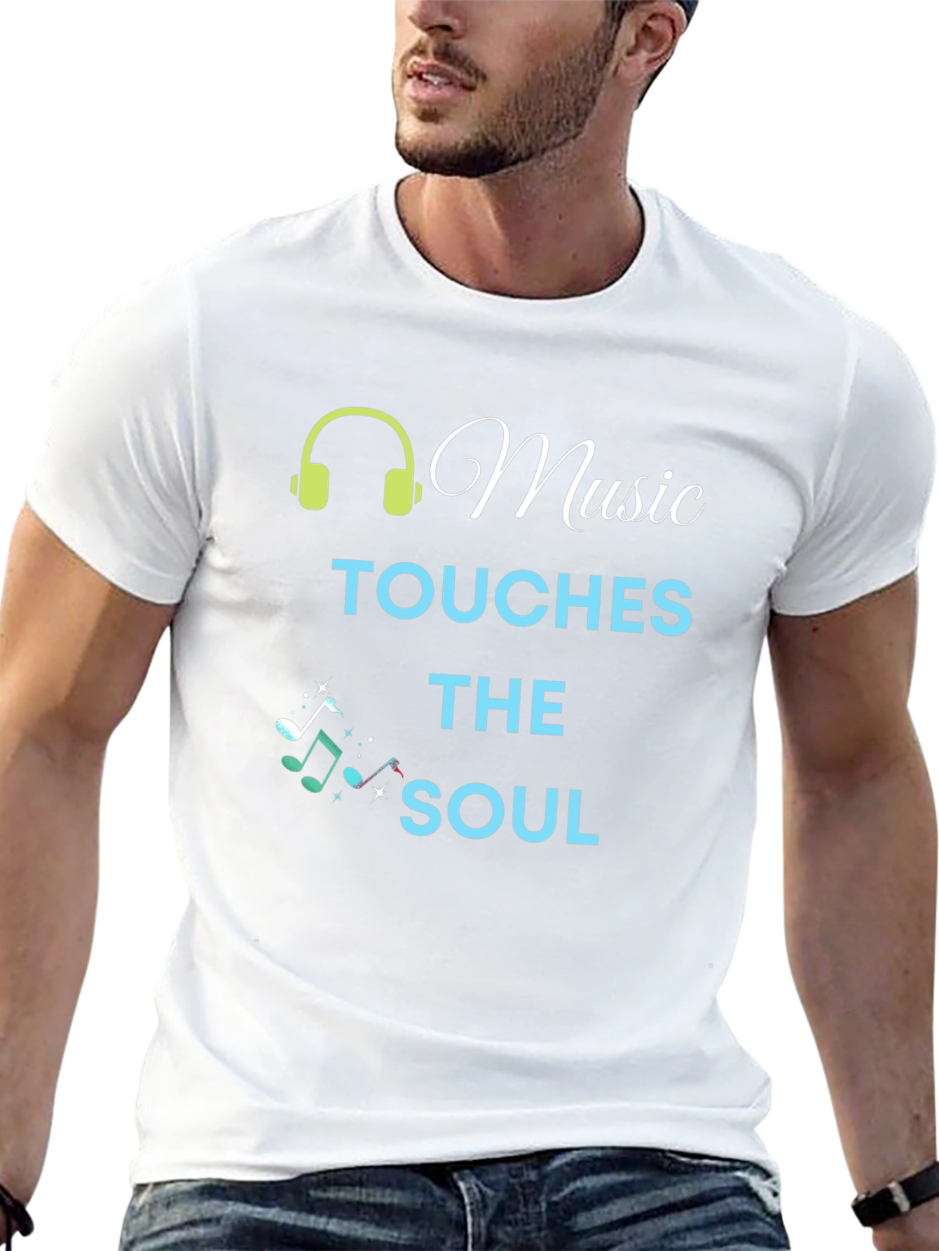 Music Touches the Soul Graphic Tee