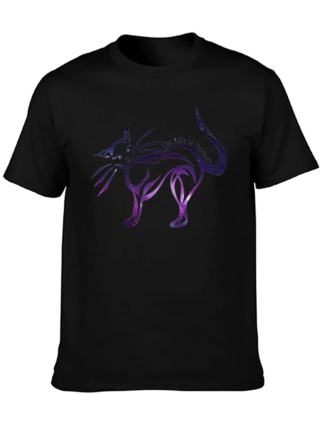 Galaxy Cat Graphic Tee - Unique Unisex T-Shirt