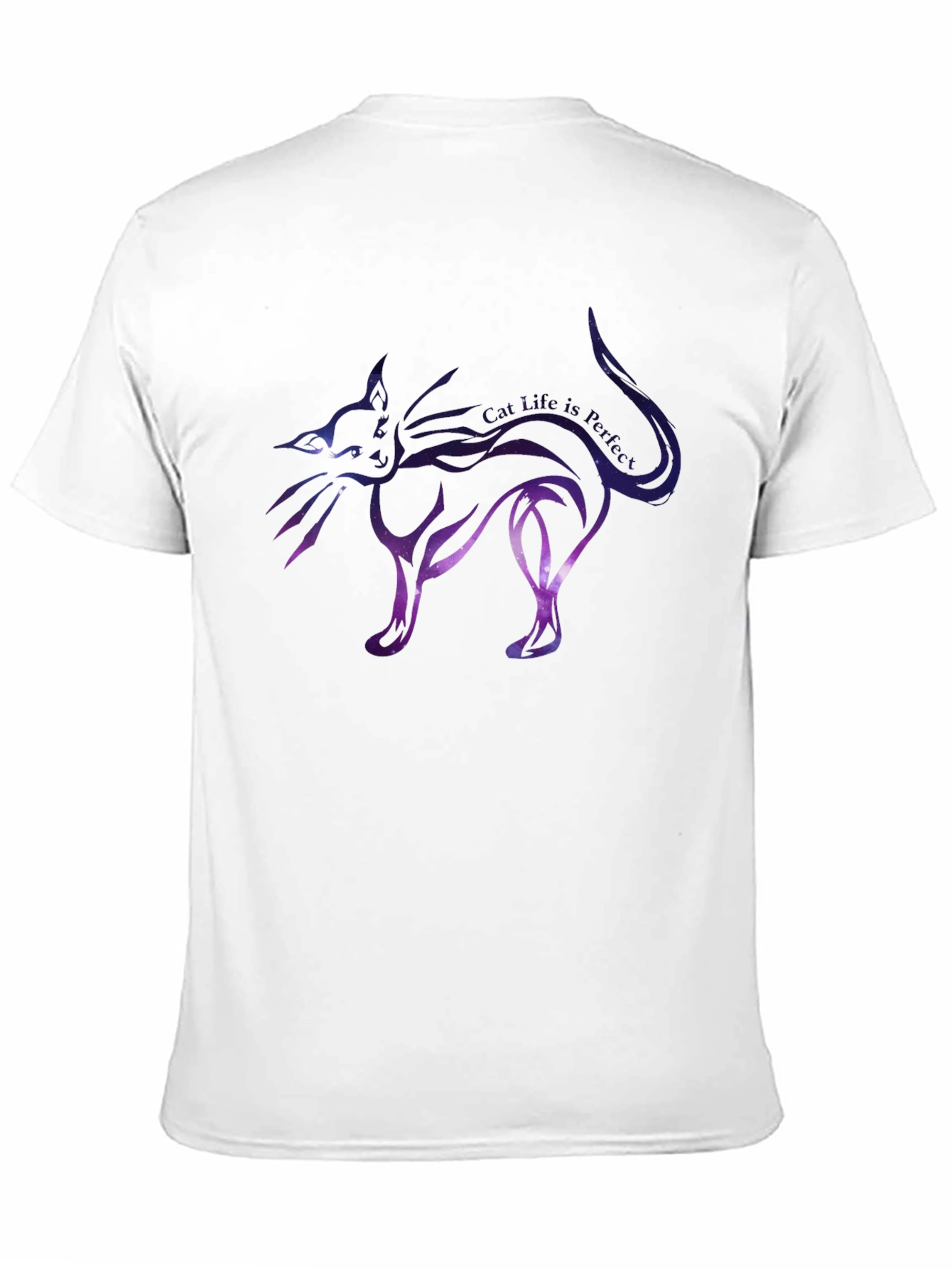Galaxy Cat Graphic Tee - Unique Unisex T-Shirt