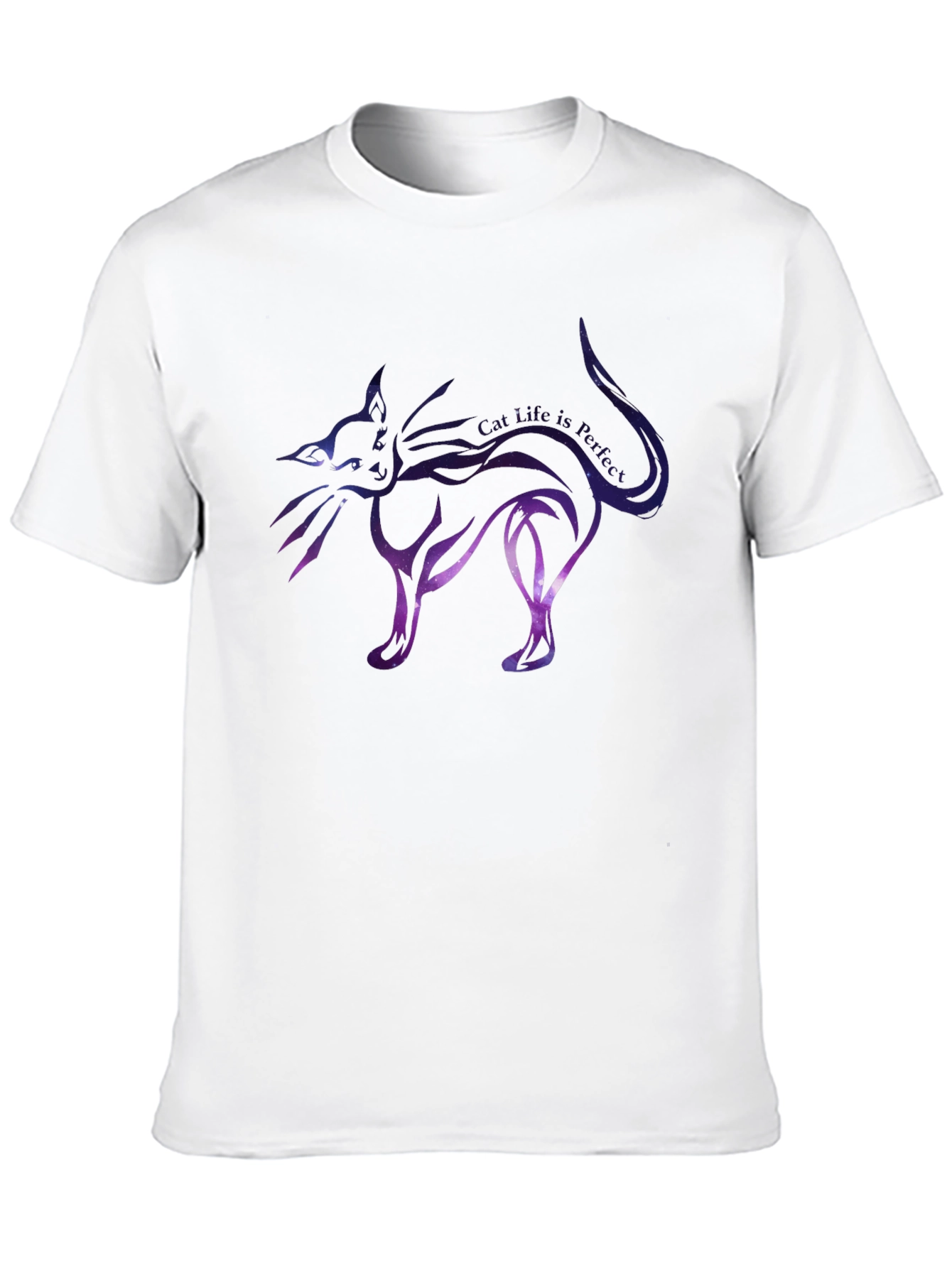 Galaxy Cat Graphic Tee - Unique Unisex T-Shirt