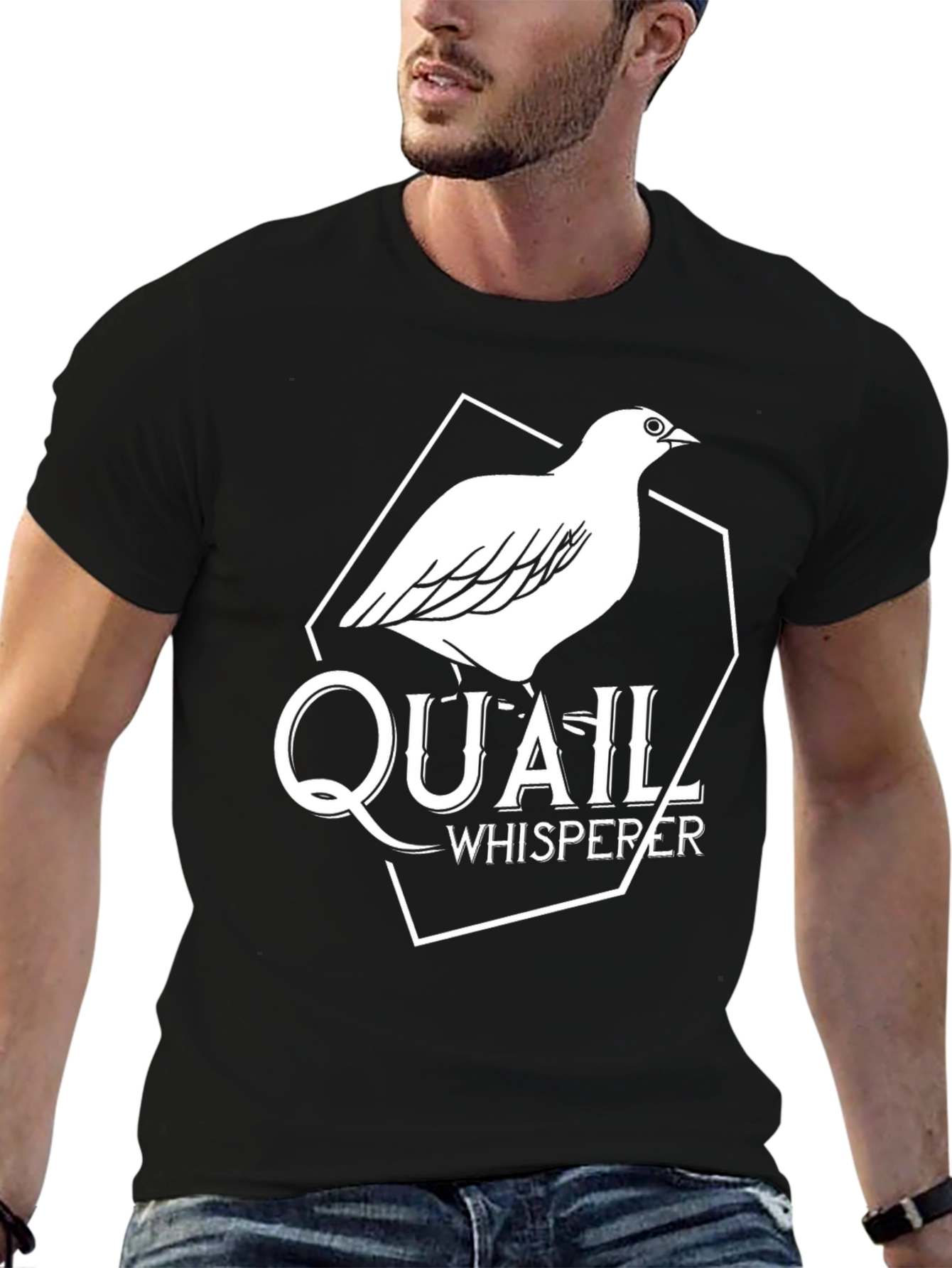 Quail Whisperer Graphic Tee - Bird Lover Shirt